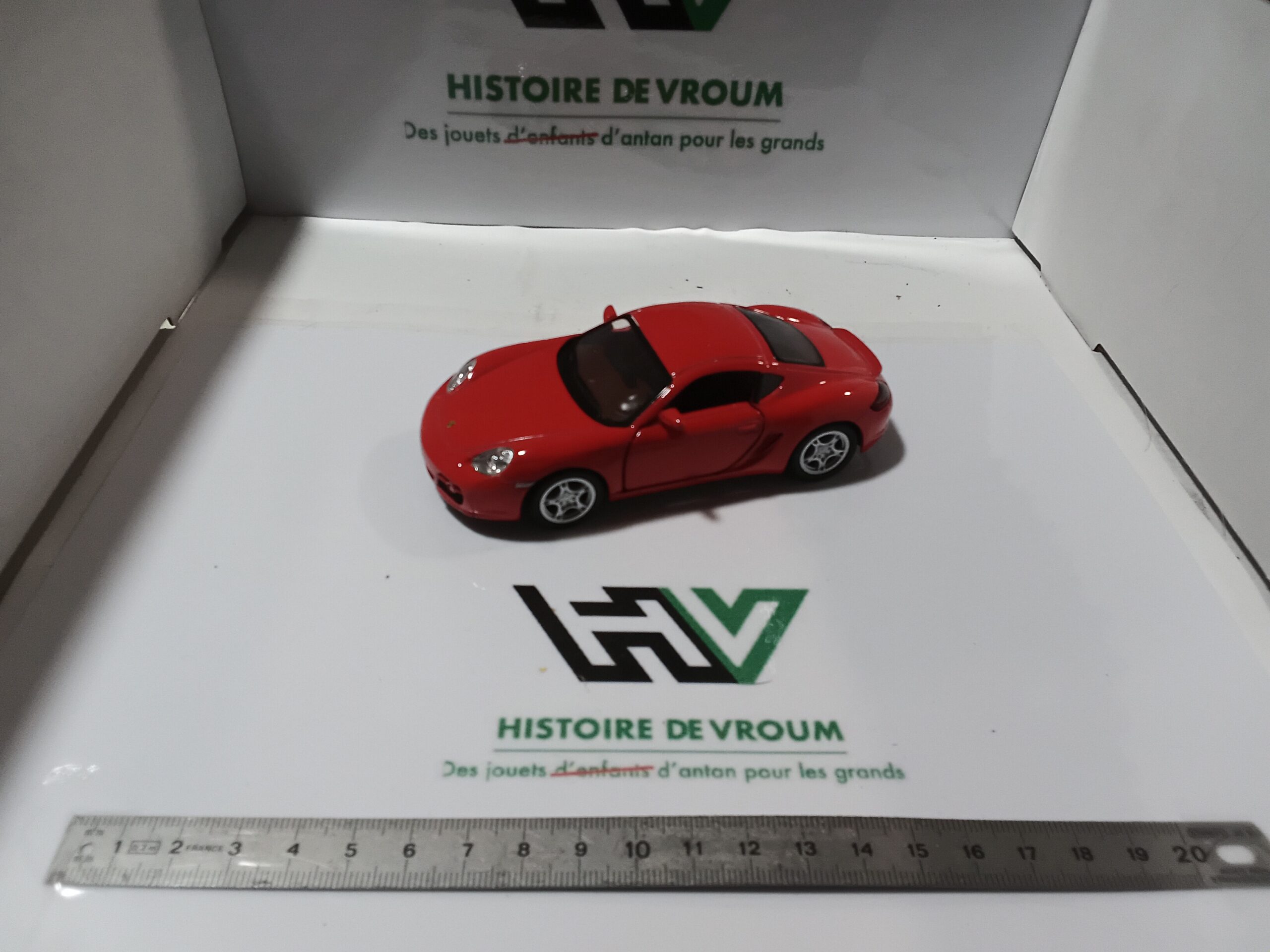 Porsche Cayman S 1/34 Rouge Kinsmart – Image 6