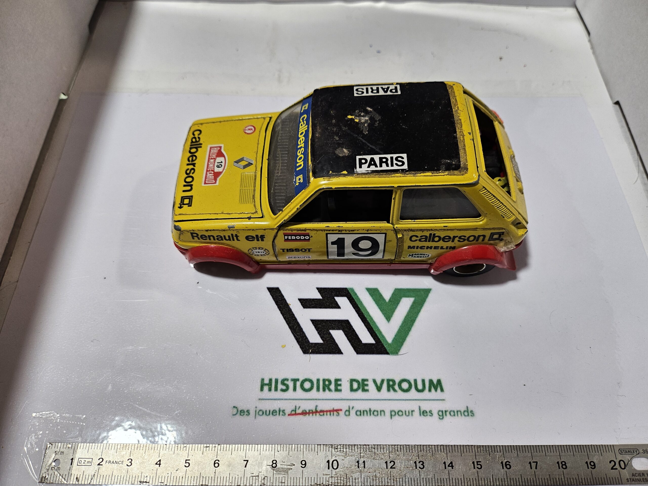Renault 5 R5 Alpine Rallye Calberson 1/24 Bburago - À Restaurer / Pour Pièces – Image 8