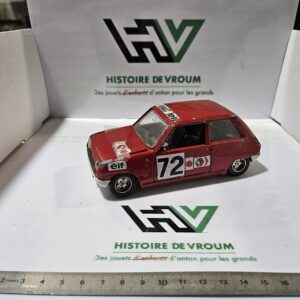 Renault 5 R5 Alpine ROUGE 1/24 Bburago - Modèle Vintage Italie - À Restaurer