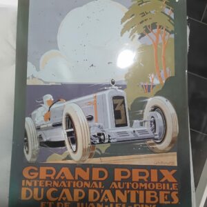 Plaque Grand Prix d'Antibes 1929 - 40cmx30cm