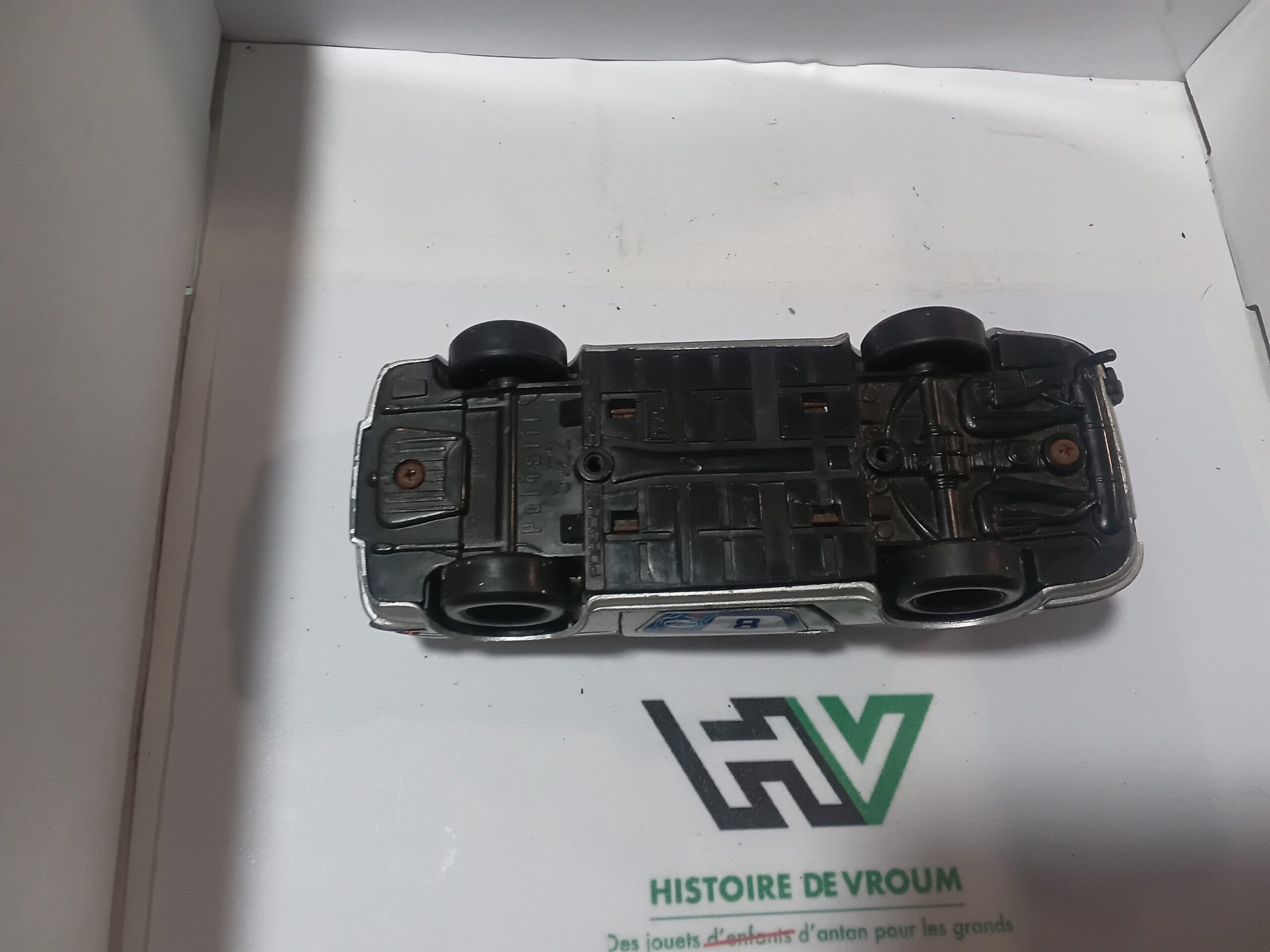 Porsche Carrera RS Polistil S22 1/25 Grise " n°8 Martini Racing " - A Restaurer – Image 6