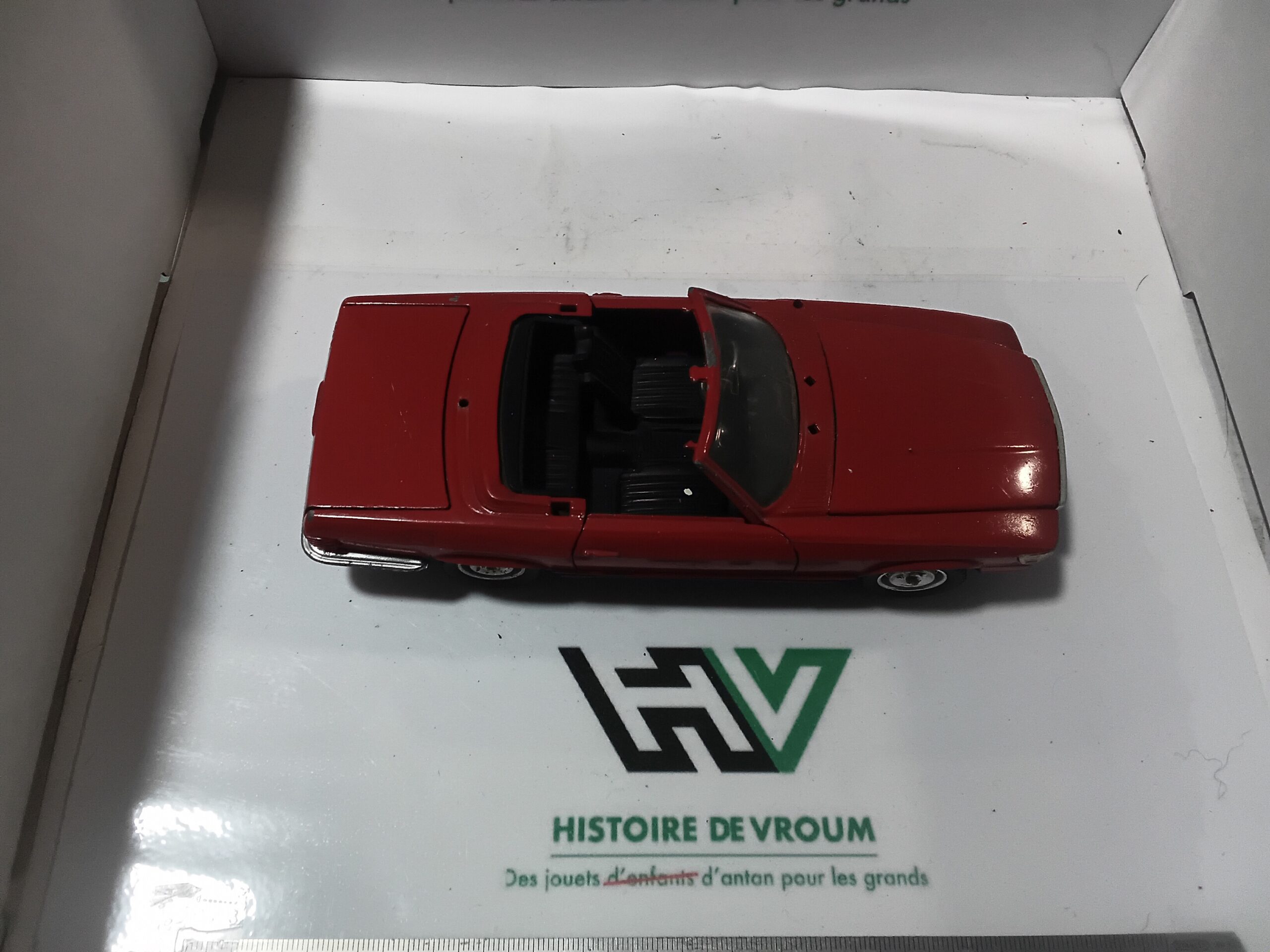 Mercedes Benz 450SL Polistil S86 1/25 Rouge - A Restaurer – Image 5