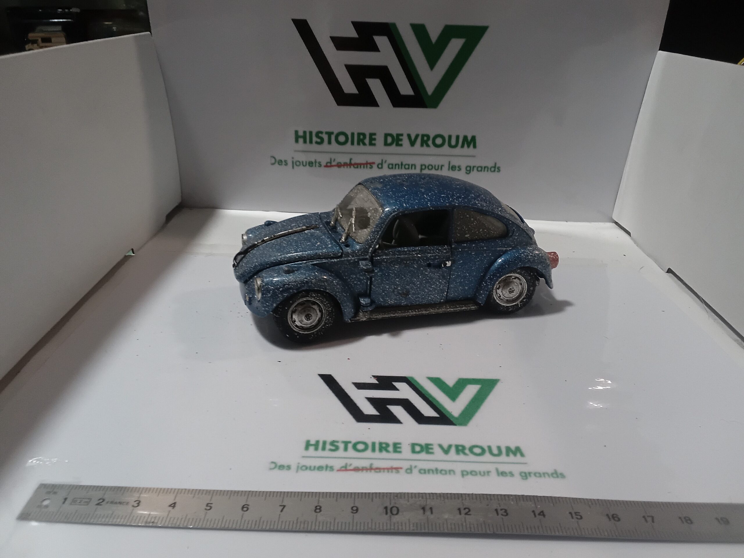 Volkwagen Polistil S15 1/25 Bleu Enneigé - A Restaurer