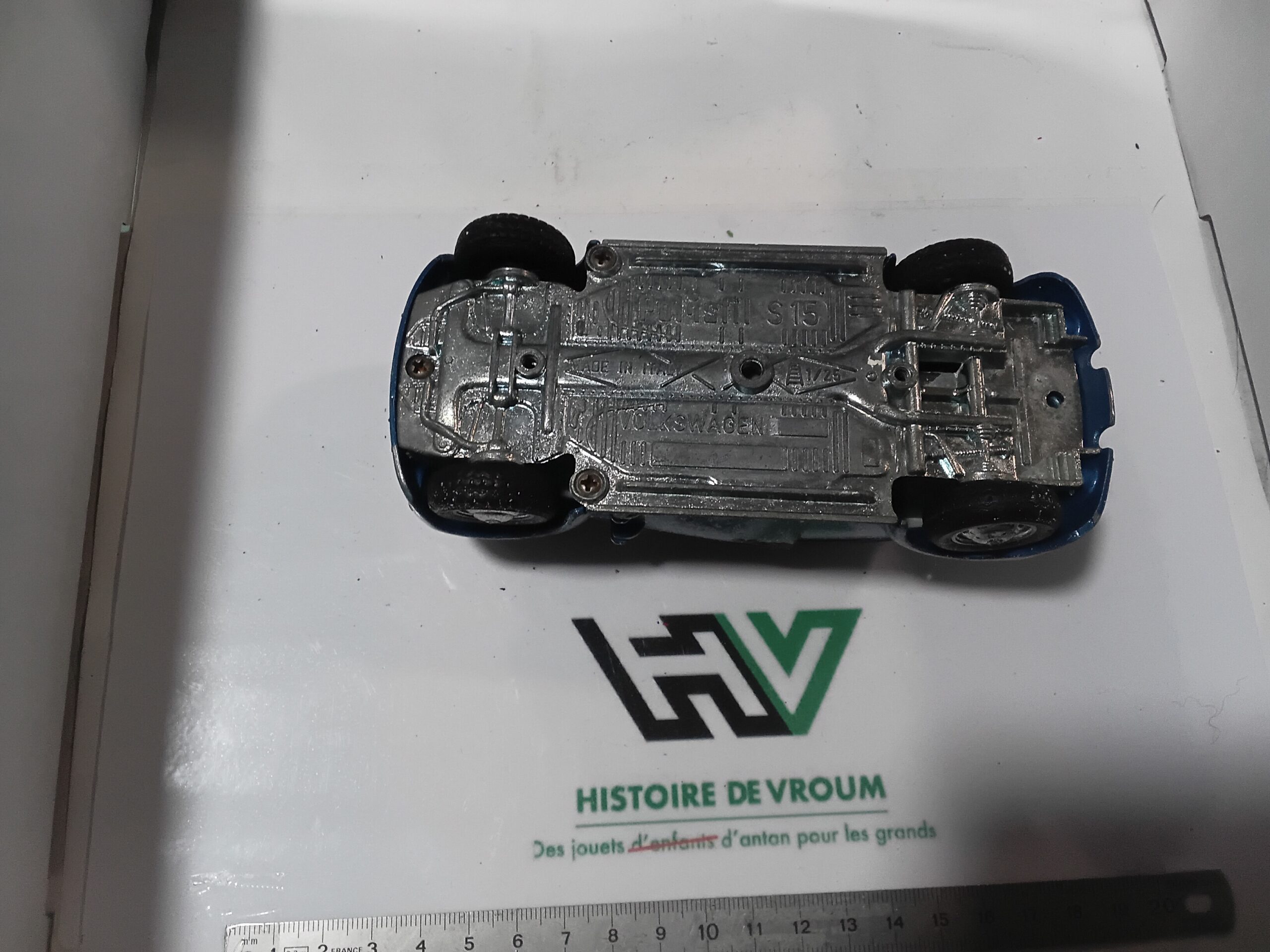 Volkwagen Polistil S15 1/25 Bleu Enneigé - A Restaurer – Image 6