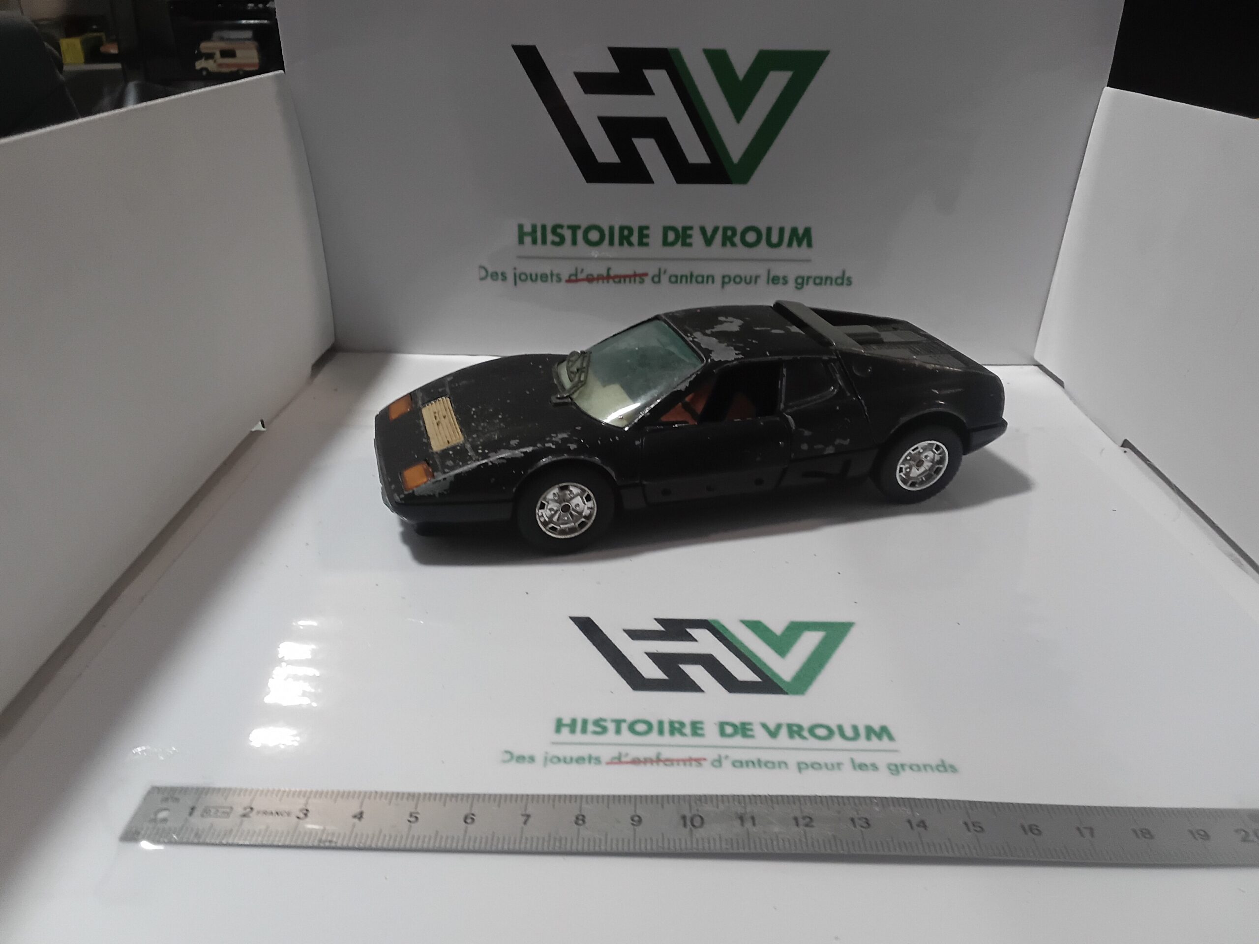Ferrari BB512 Burago - 1/24 Made In Italy - Noire - A Restaurer