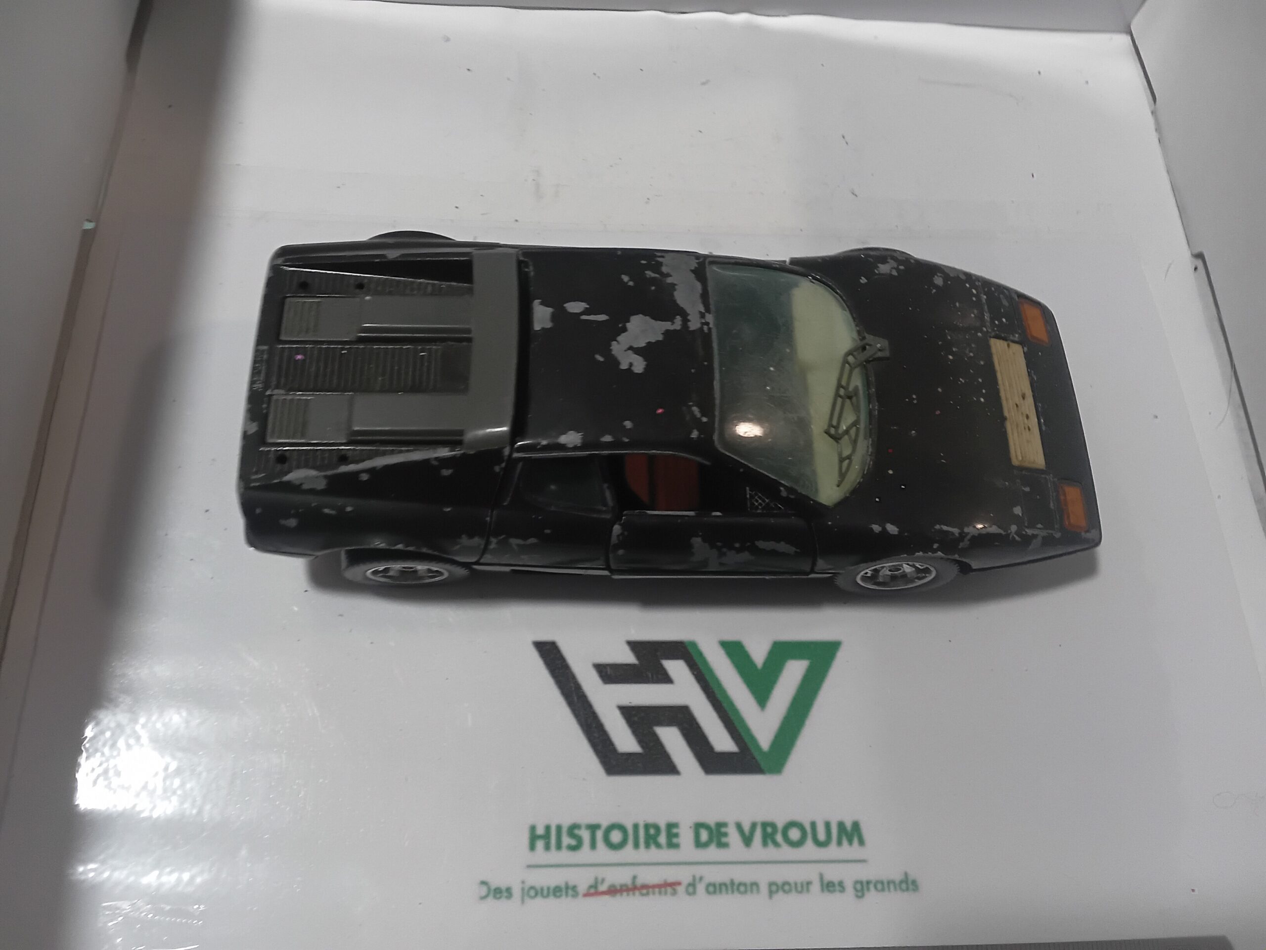 Ferrari BB512 Burago - 1/24 Made In Italy - Noire - A Restaurer – Image 3