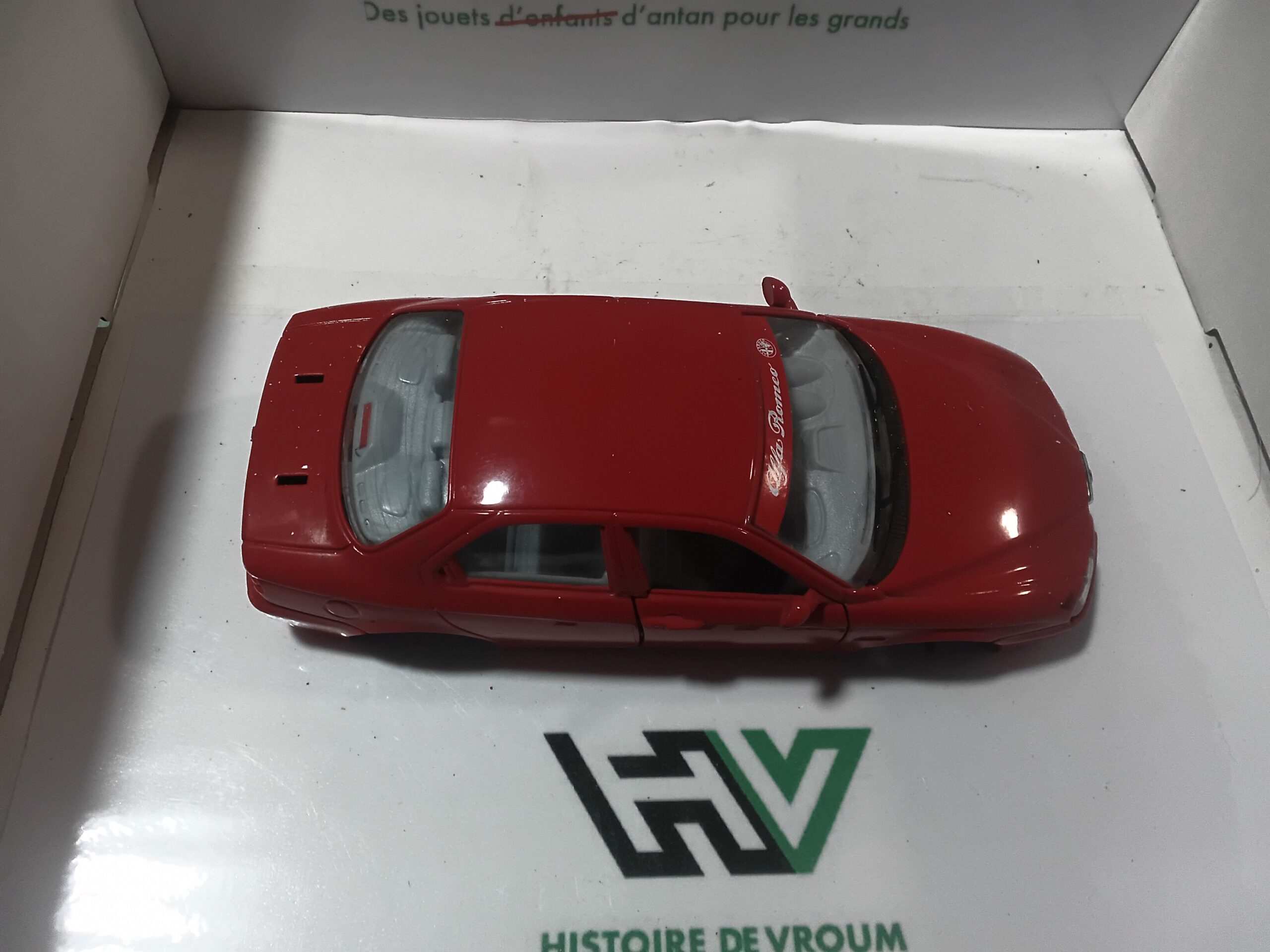 Alfa Romeo 156 Burago - 1/24 Made In Italy - Rouge - Epave A Restaurer – Image 3