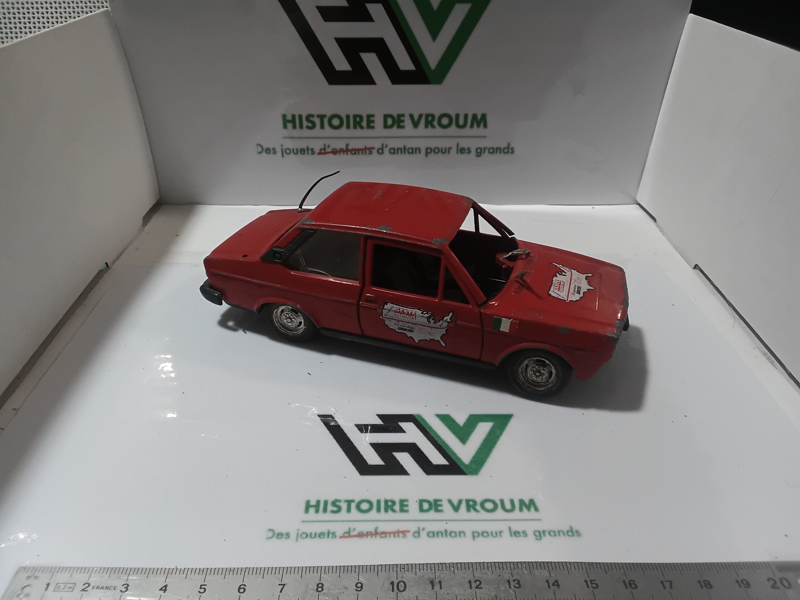 Fiat 131 Polistil 1/24 - Rouge - A Restaurer – Image 2