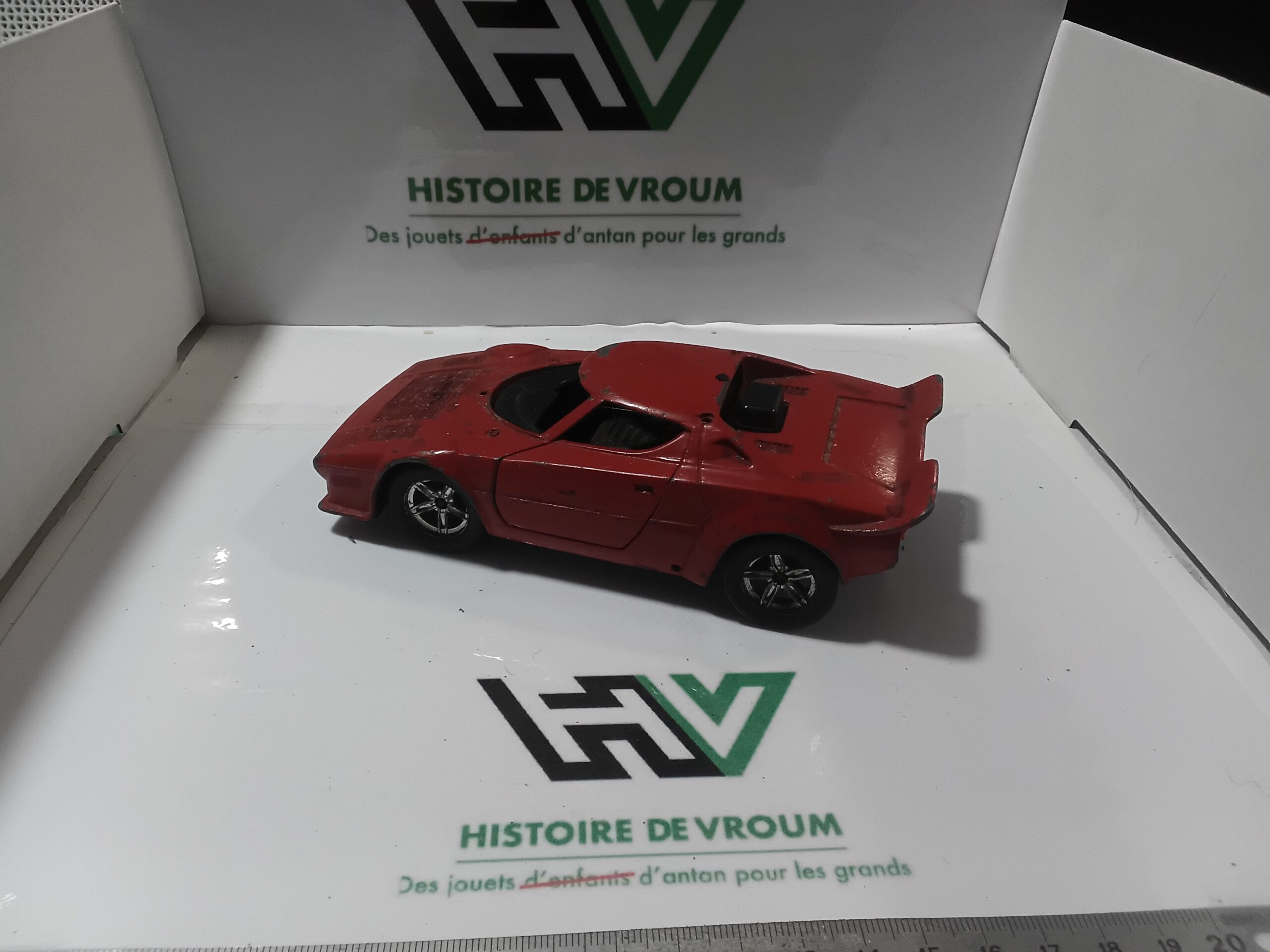 Lancia Stratos Polistil 1/24 - Rouge - A Restaurer – Image 2
