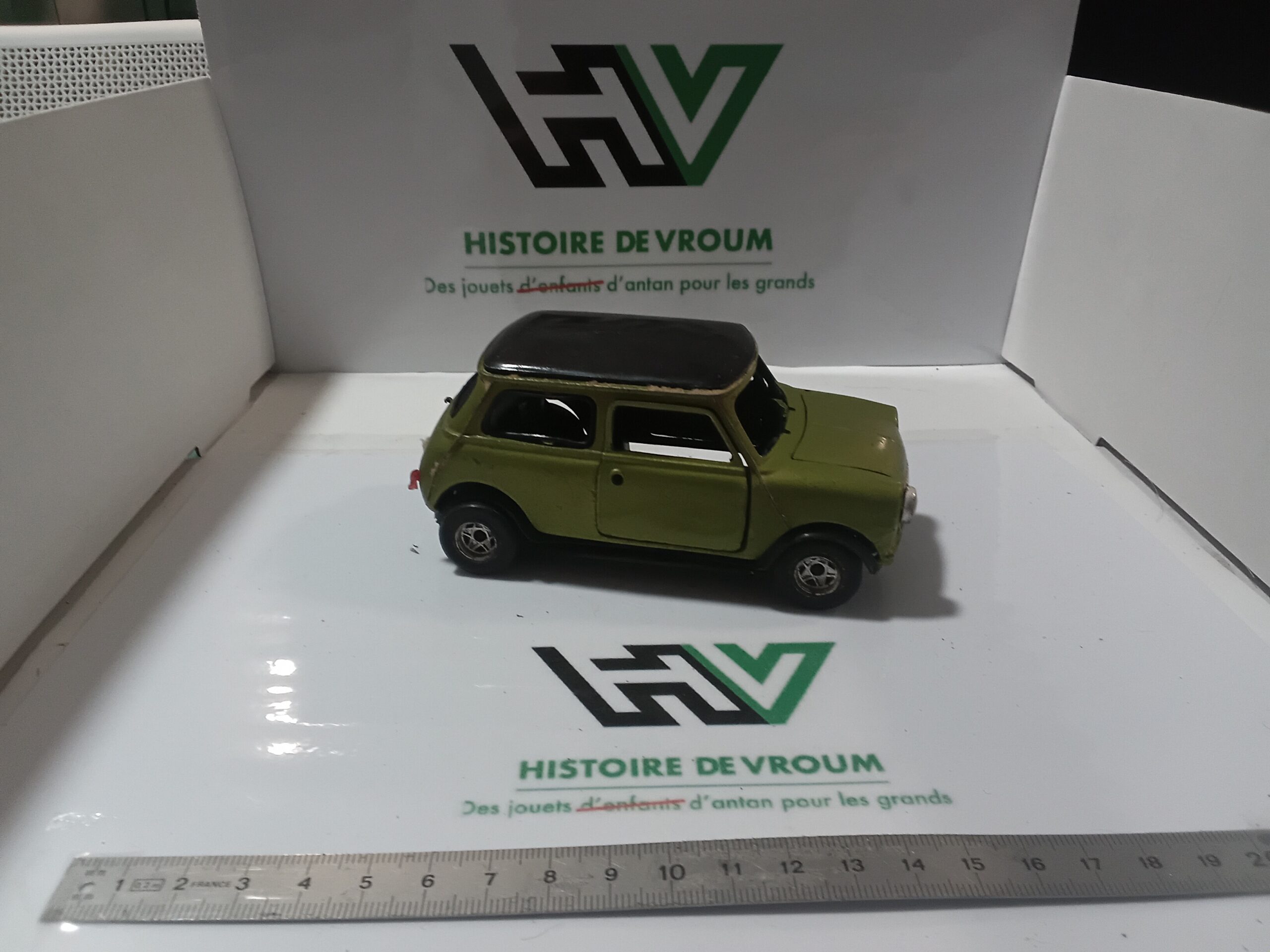 Mini Cooper 1300 Polistil 1/24 - Verte - A Restaurer – Image 2