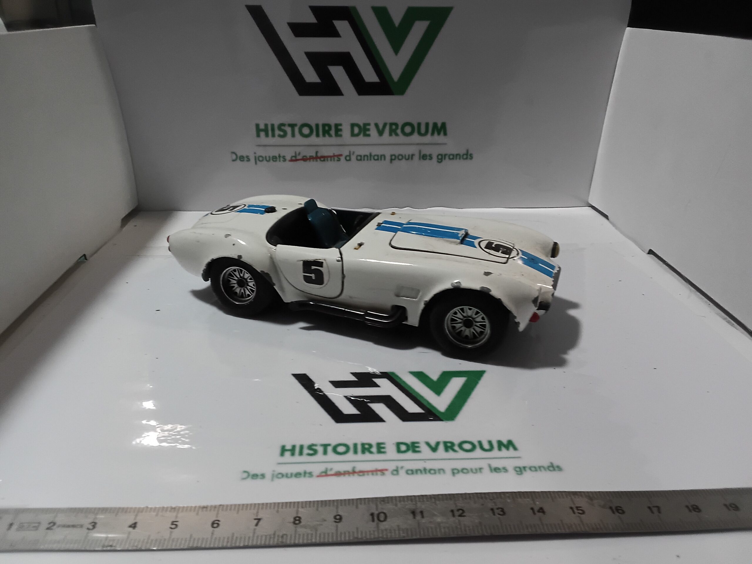 Shelby AC Cobra 427 Collection n°5 1/24 Blanche - A Restaurer – Image 2