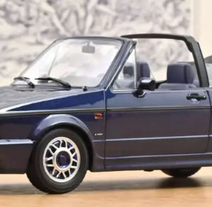 VW Golf Cabriolet Quartett 1992 Bleu Inca 1/18