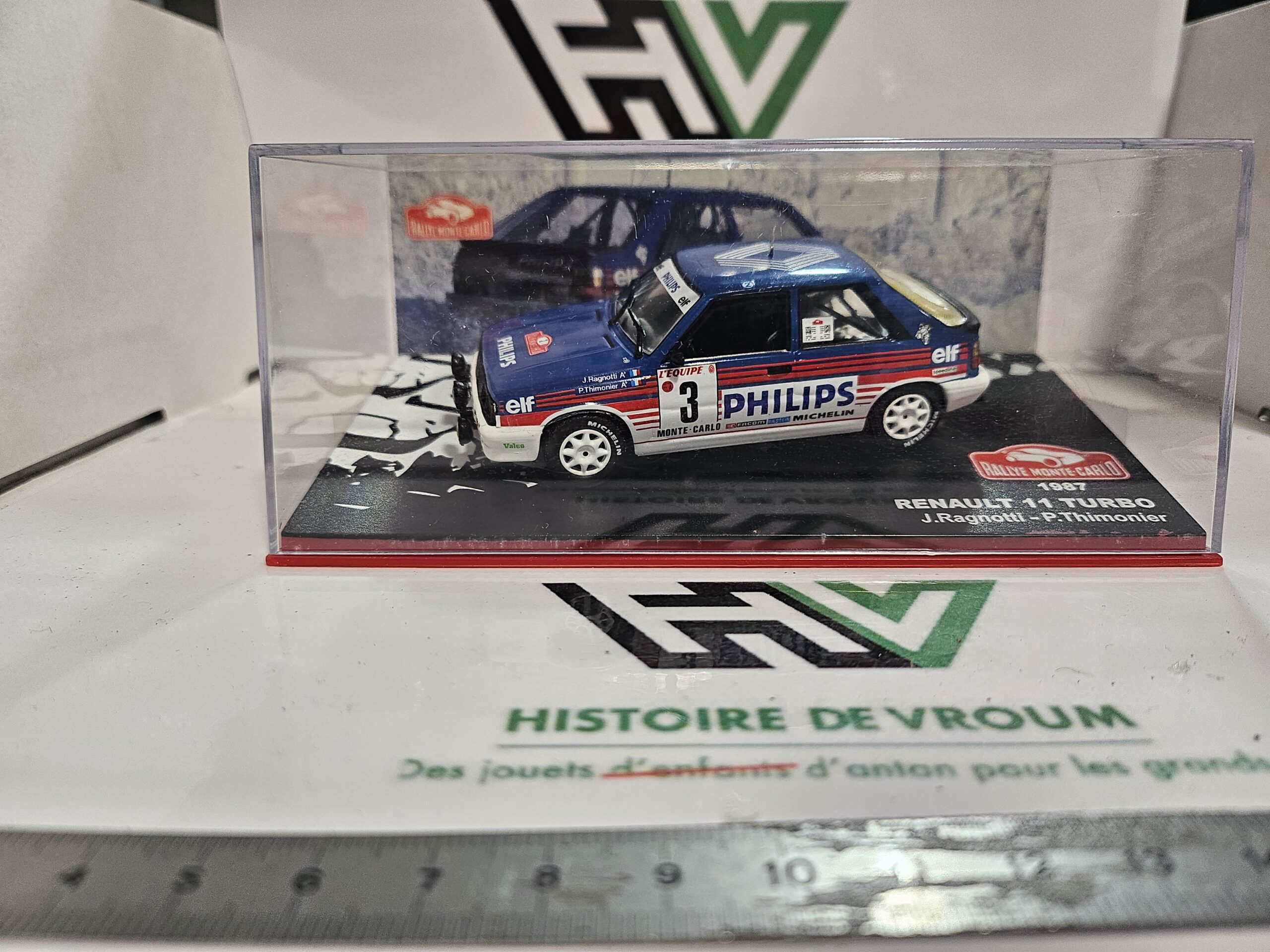 Renault 11 Turbo 1/43 - Rallye Monte-Carlo 1987 - J. Ragnotti - Neuf