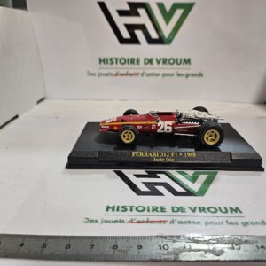 Miniature F1 Ferrari 312 F1 (1968) - Jacky Ickx - 1/43