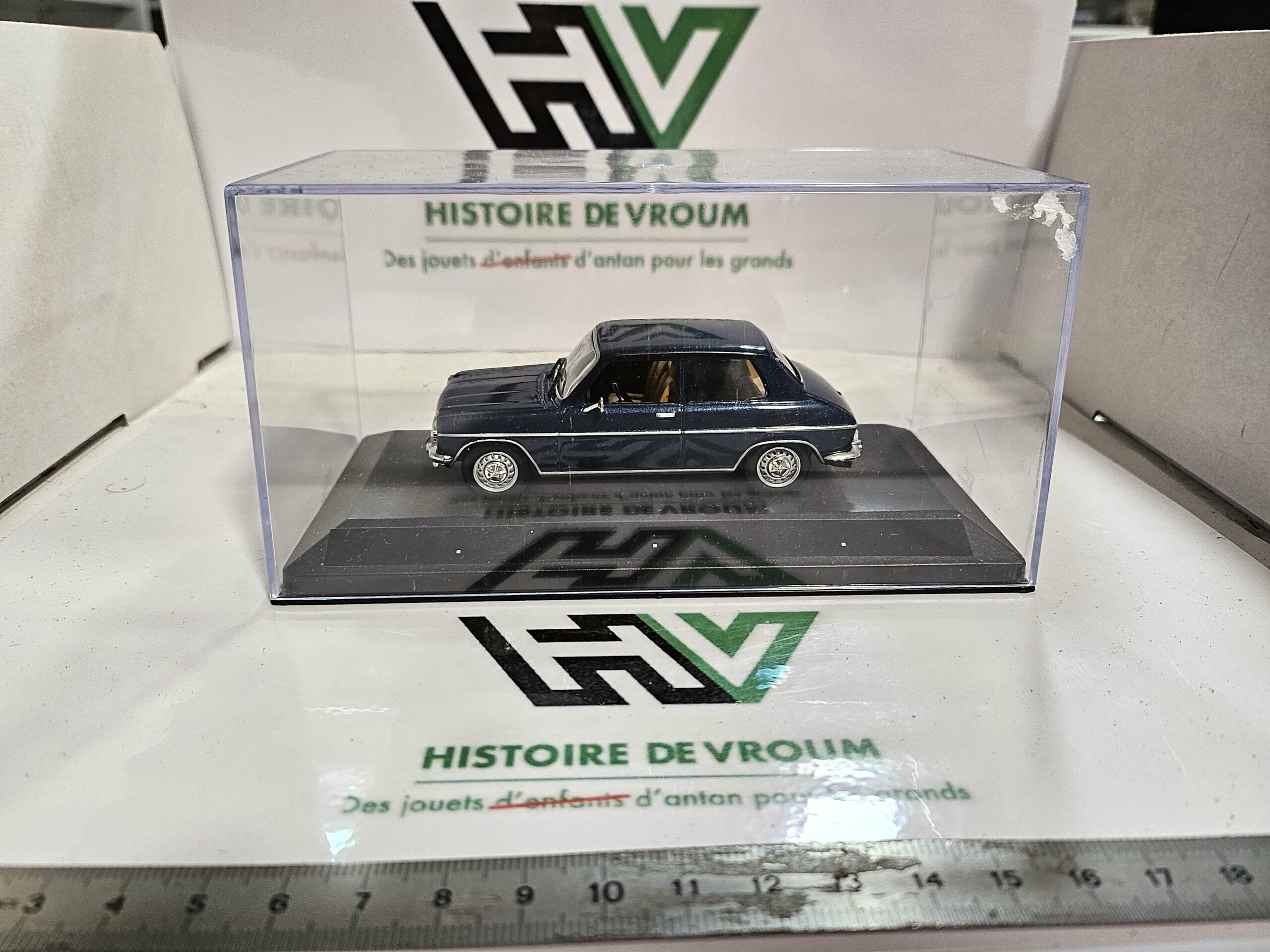 Miniature Simca 1100 LS - 1/43 - Bleu Métallisé - État Neuf en Boîte