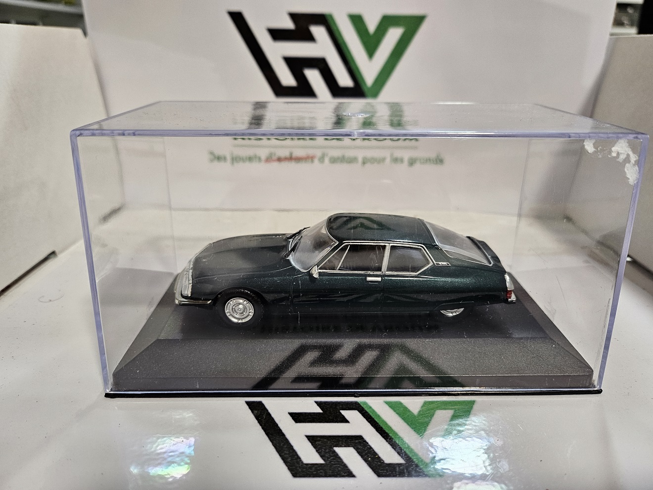 Citroën SM 1970 - Vert Métallisé - 1/43 - Avec Boîte Vitrine