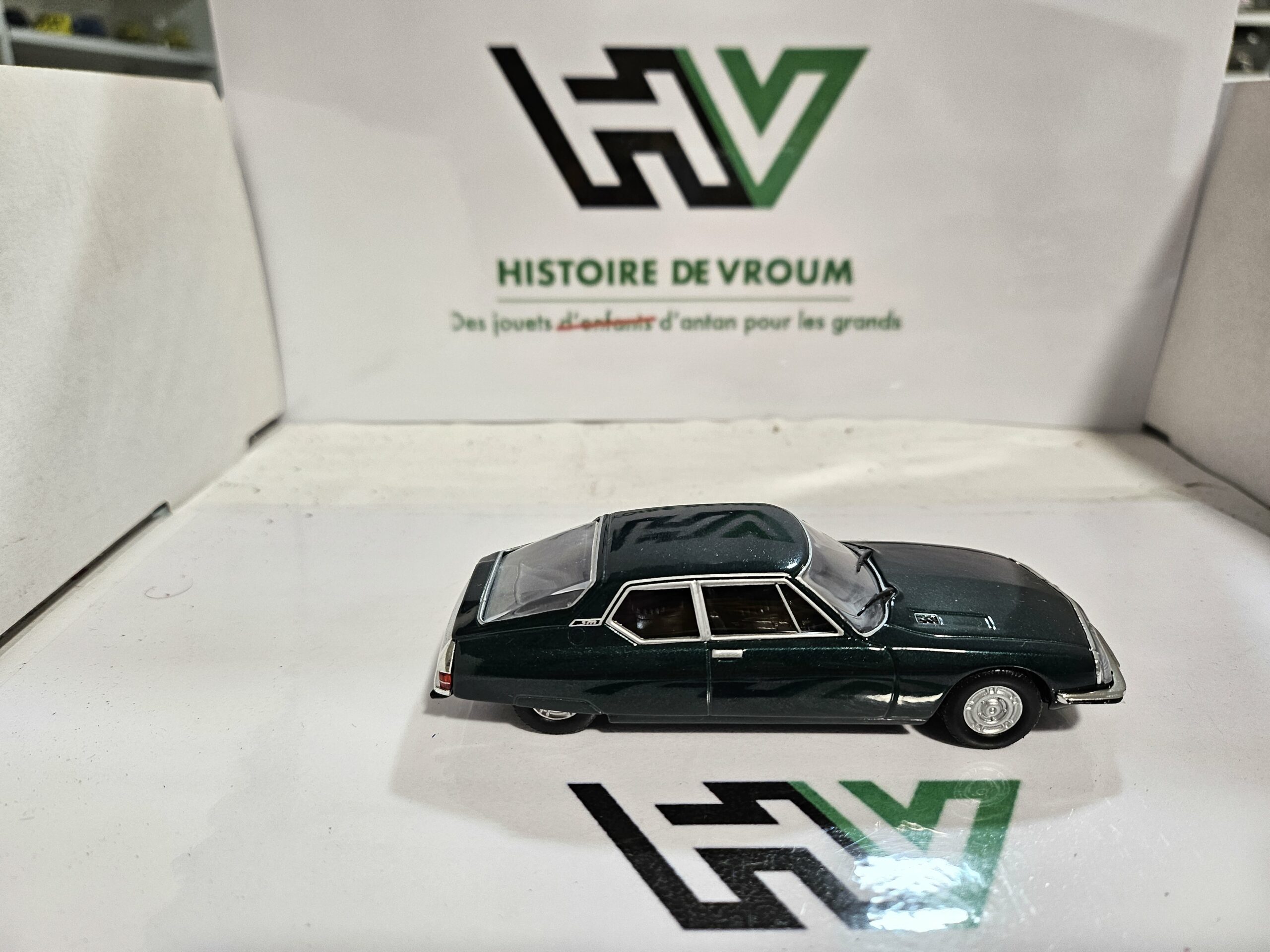 Citroën SM 1970 - Vert Métallisé - 1/43 - Avec Boîte Vitrine – Image 6