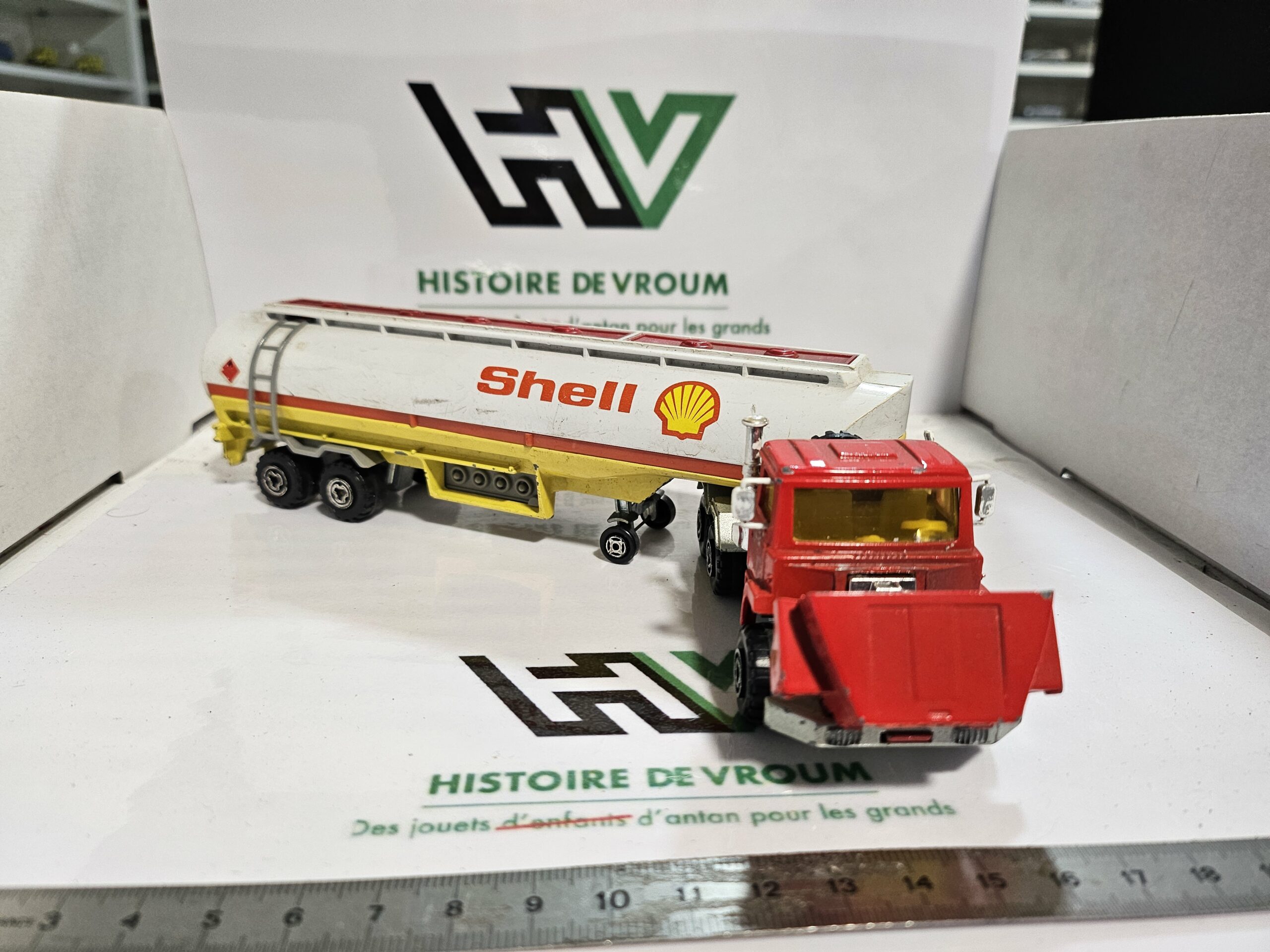 Camion Citerne SHELL Vintage - Tracteur Kenworth Majorette 1/60 – Image 5