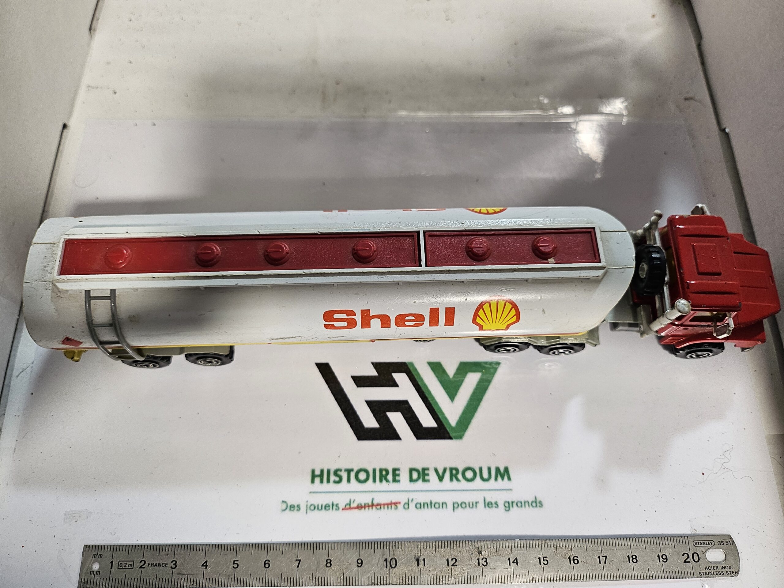 Camion Citerne SHELL Vintage - Tracteur Kenworth Majorette 1/60 – Image 3