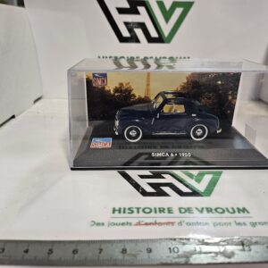 Miniature Simca 6 Découvrable (1950) - 1/43 - Collection Simca
