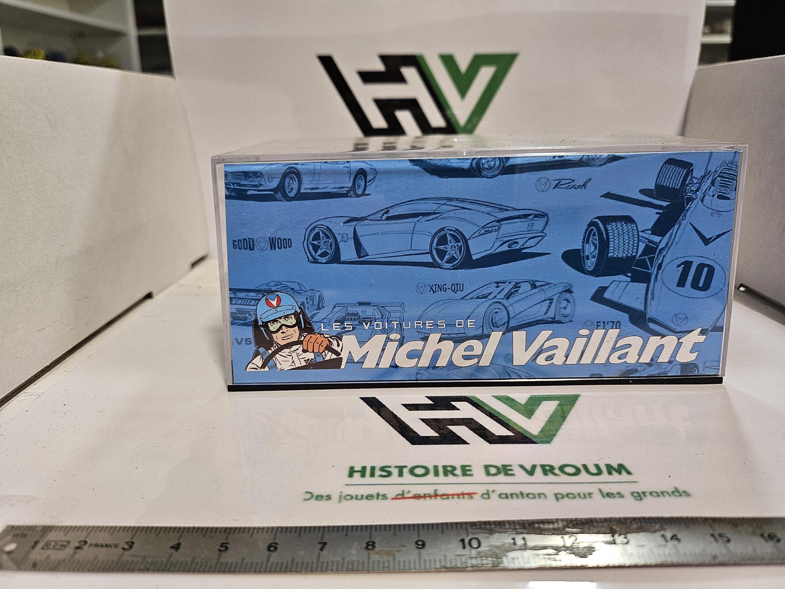 Diorama 1/43 - Vaillante Le Mans '61 - Michel Vaillant - Altaya - "Vrooom" – Image 6