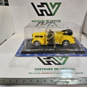 Diorama 1/43 - Ford Custom - L'Énigme de l'Atlantide - Blake et Mortimer - Altaya