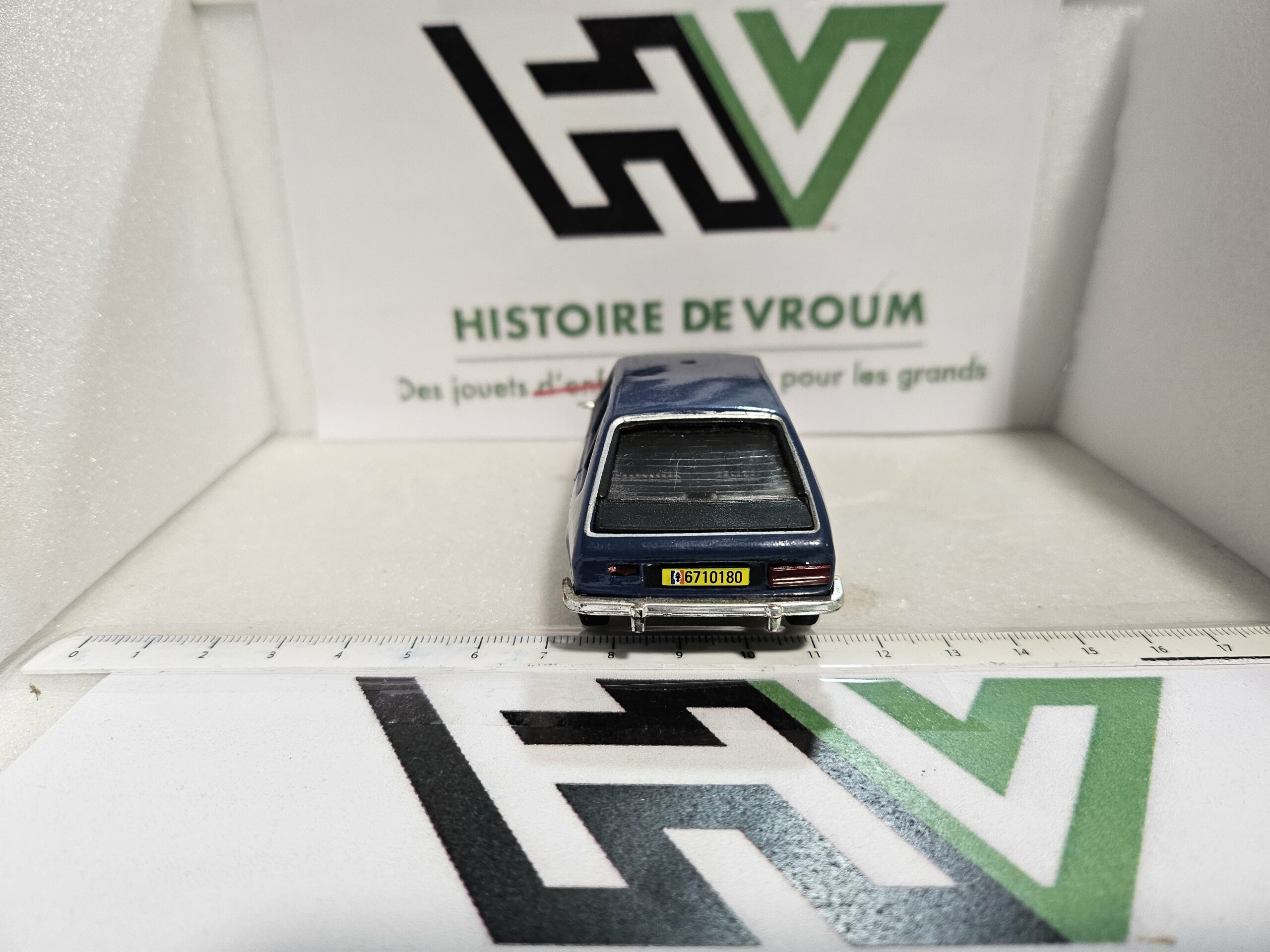 Renault 30 Gendarmerie 1/43 Norev Vintage - En boîte d'origine - Gyrophare manquant + feu ARG – Image 7