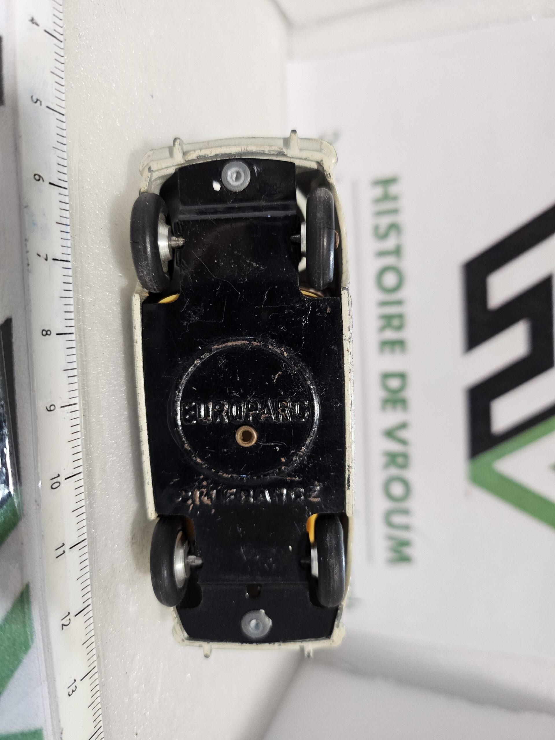 Ancienne Miniature CIJ Simca 1000 Police Europarc 1/43 (Années 60) - Dans son jus – Image 8