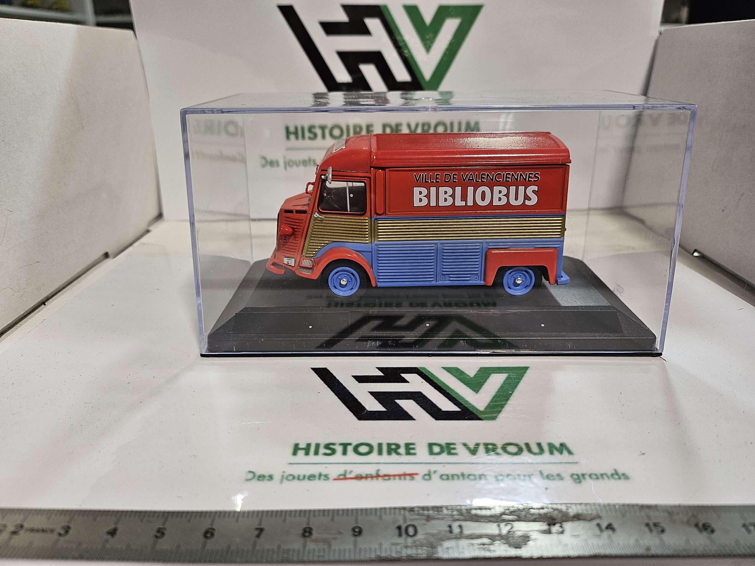 Rare Citroën HY Bibliobus "Ville de Valenciennes" 1/43 - État Neuf