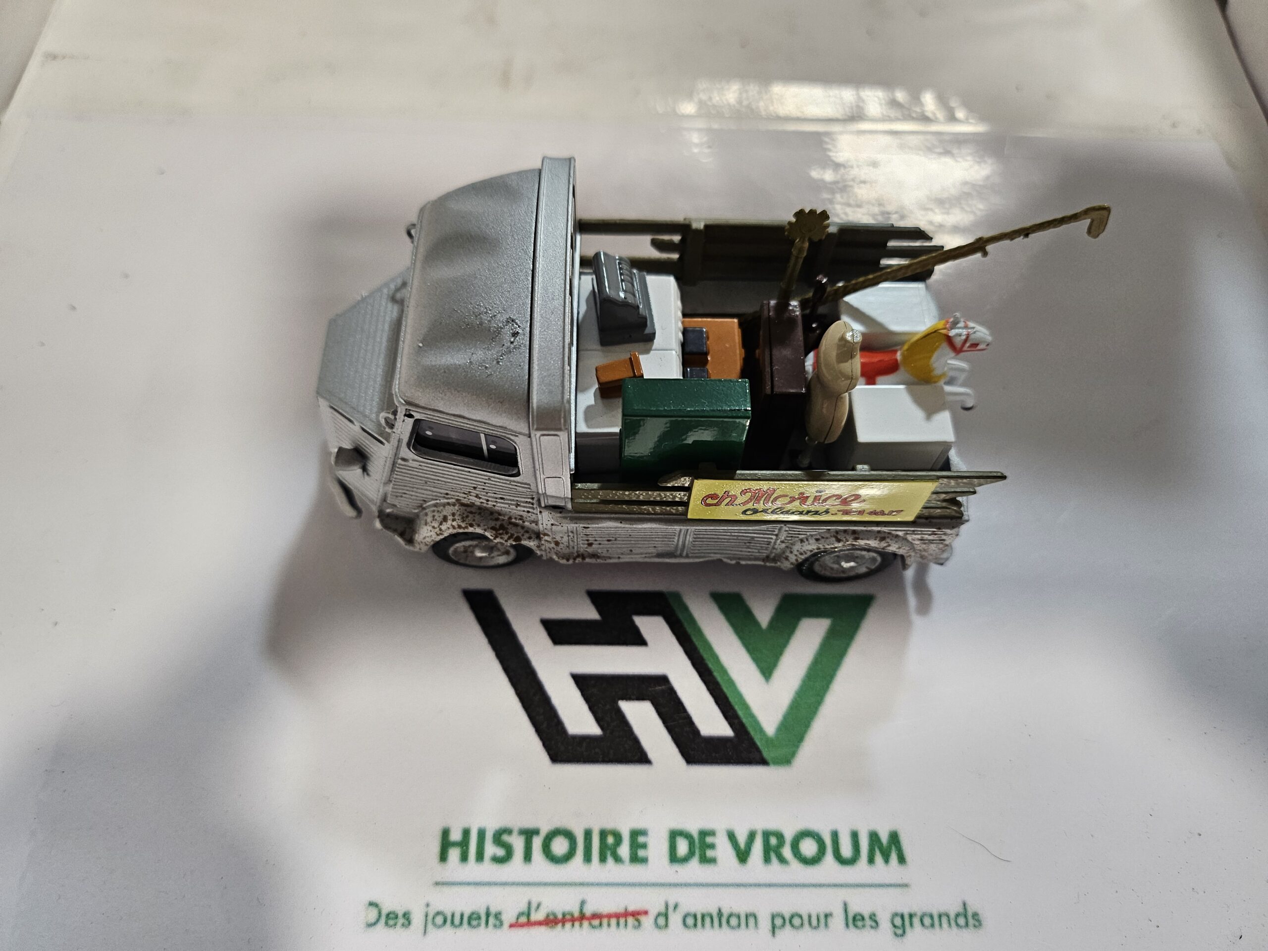 Miniature Citroën H Plateau Brocanteur 1/43 - "Ch. Morice Orléans" - État Neuf – Image 7