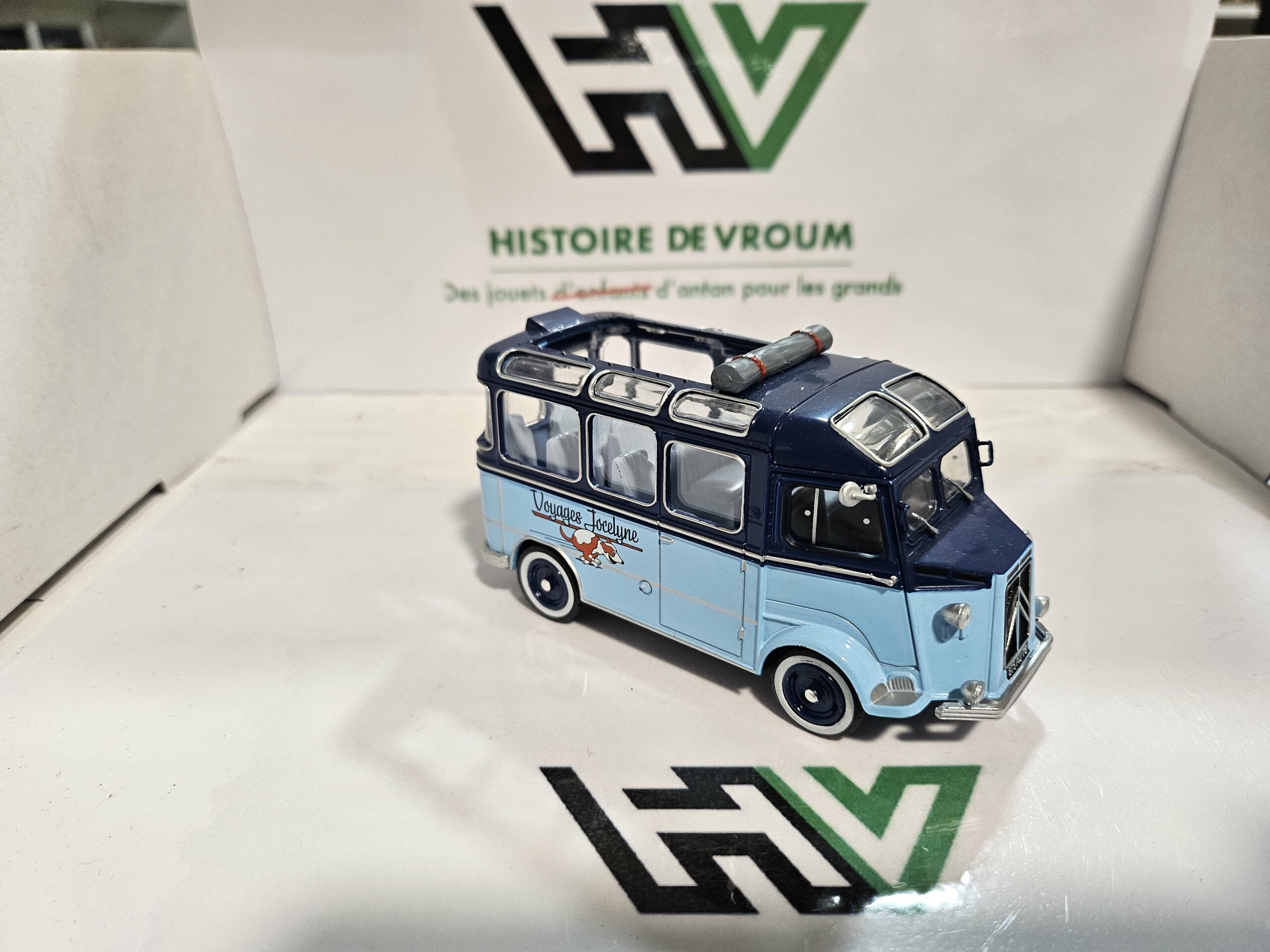 Rare Miniature Citroën H Currus 1/43 - Voyages Jocelyne Rambouillet - État Neuf – Image 5
