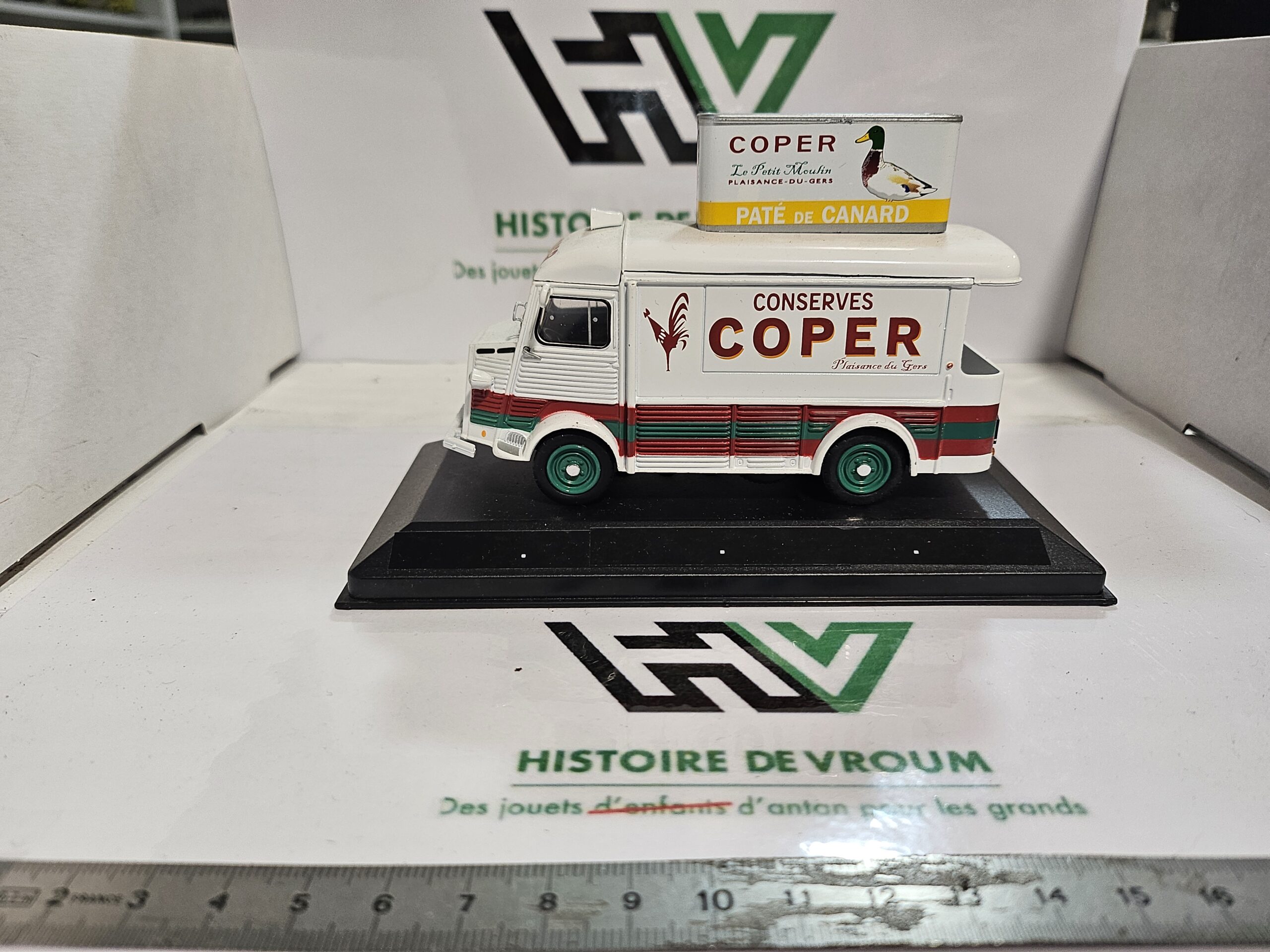Citroën HY 1/43 - Publicitaire Conserves COPER - Avec enseigne de toit