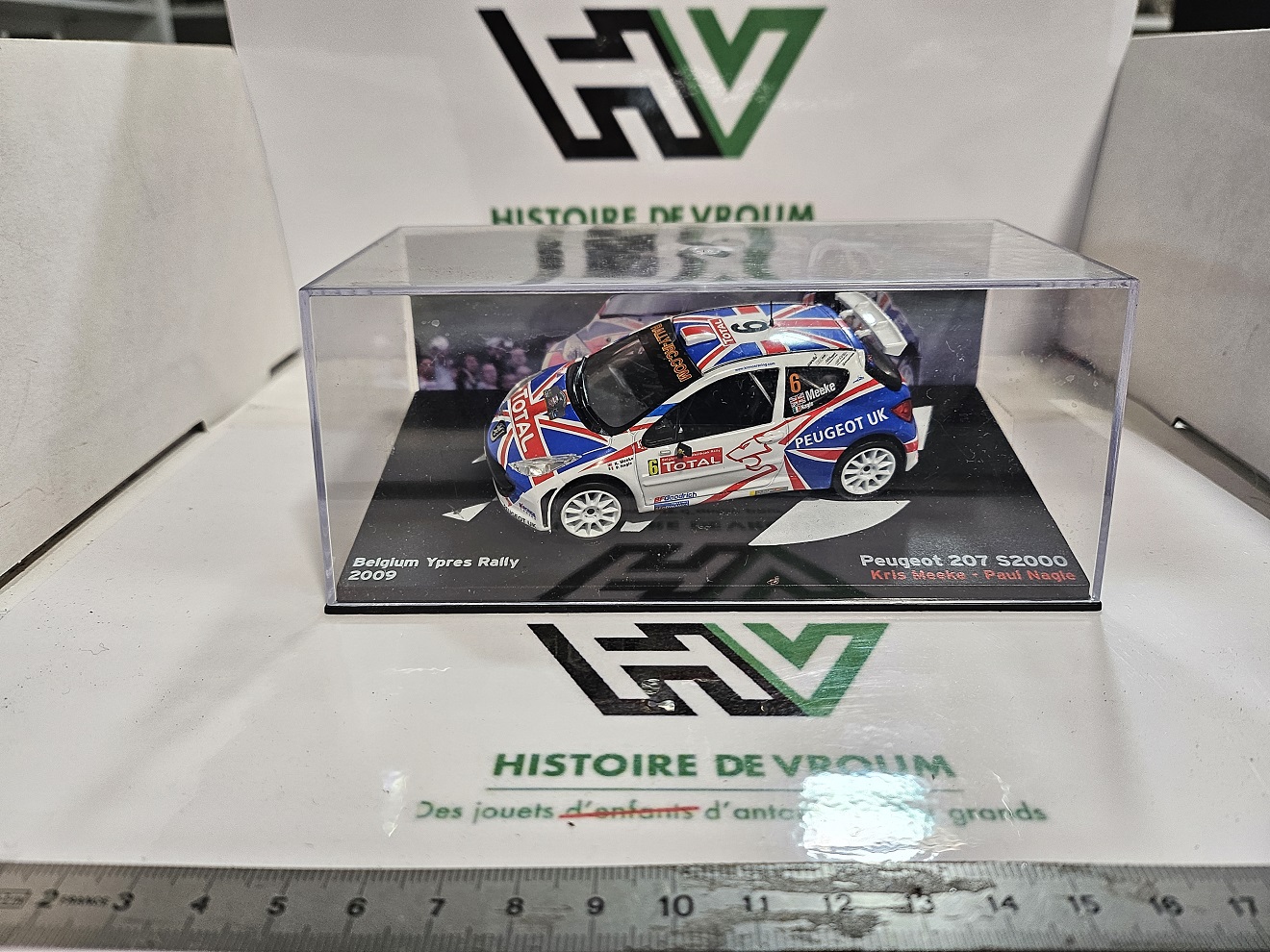 Miniature Peugeot 207 S2000 - Kris Meeke - Rallye d'Ypres 2009 - 1/43