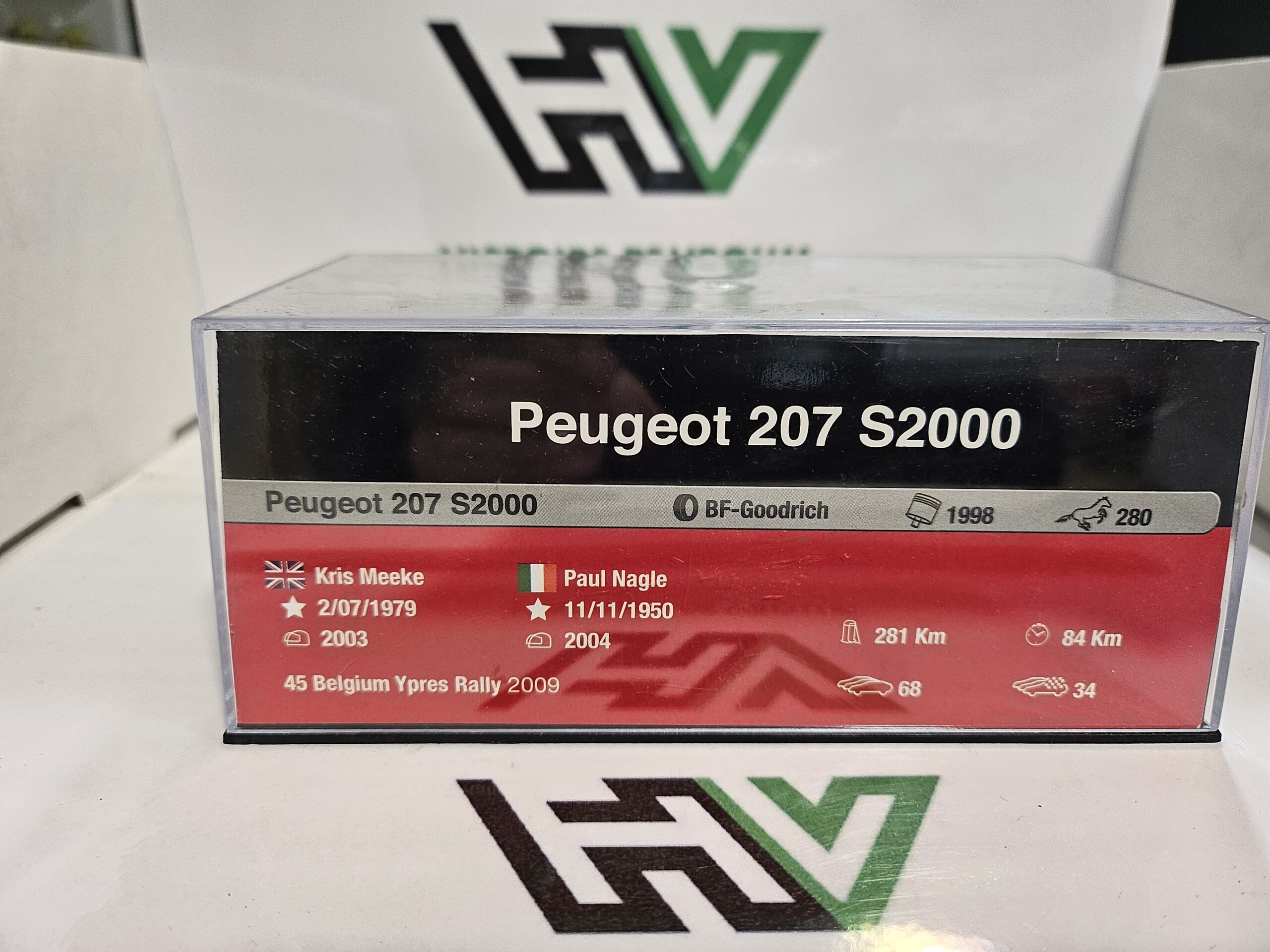 Miniature Peugeot 207 S2000 - Kris Meeke - Rallye d'Ypres 2009 - 1/43 – Image 8