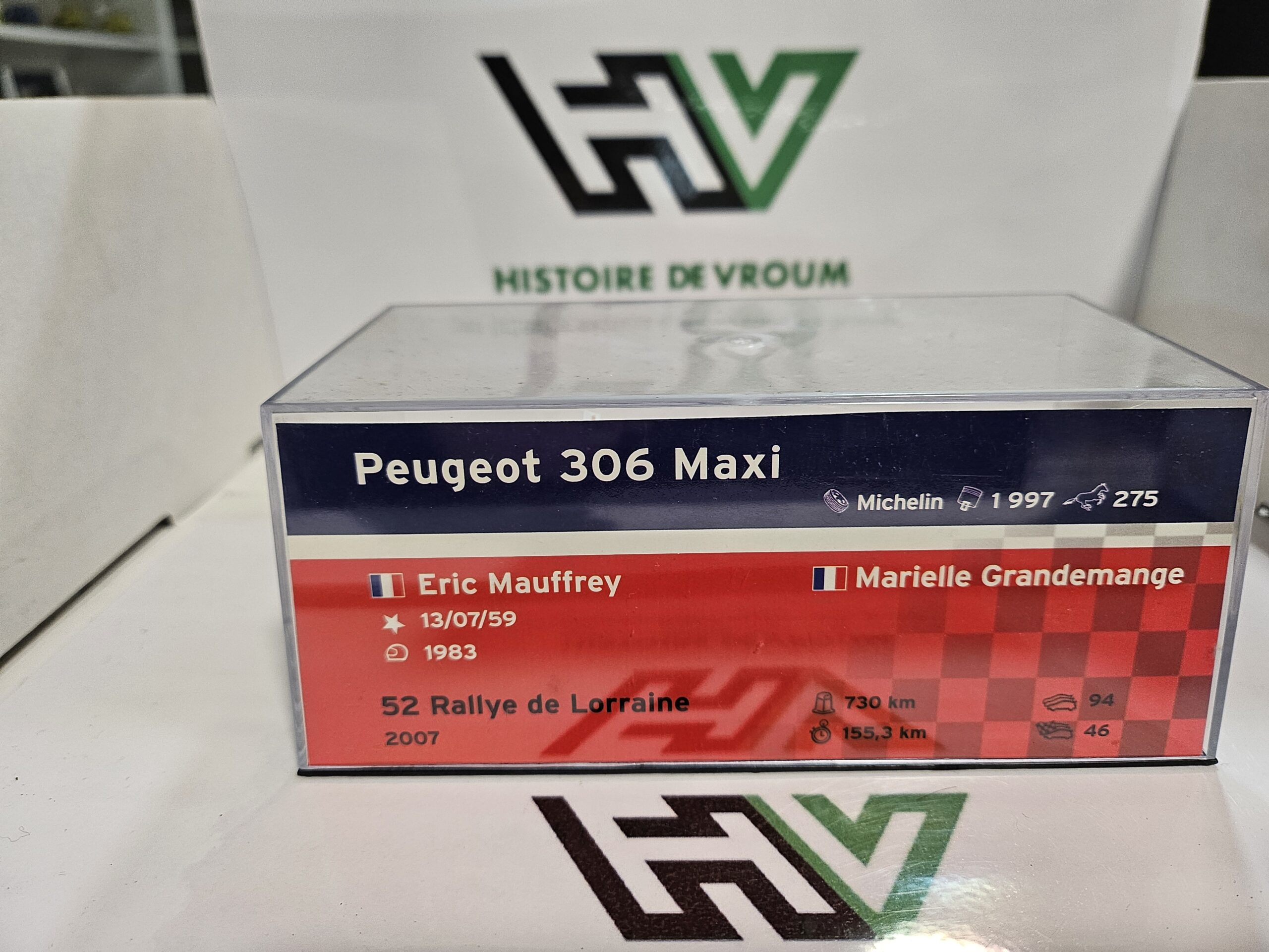 Miniature Peugeot 306 Maxi - Eric Mauffrey - Rallye de Lorraine 2007 - 1/43 – Image 8