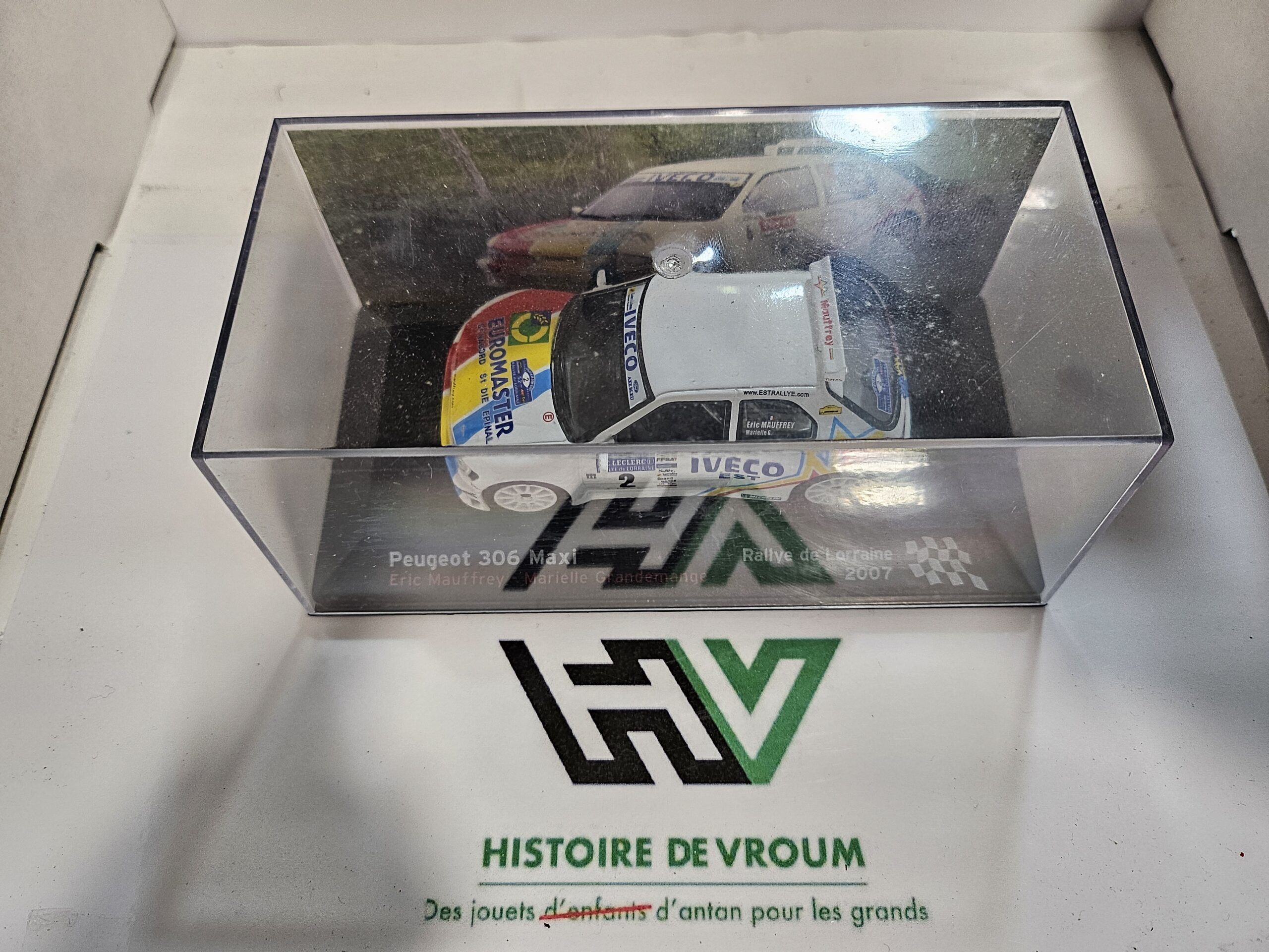 Miniature Peugeot 306 Maxi - Eric Mauffrey - Rallye de Lorraine 2007 - 1/43 – Image 7