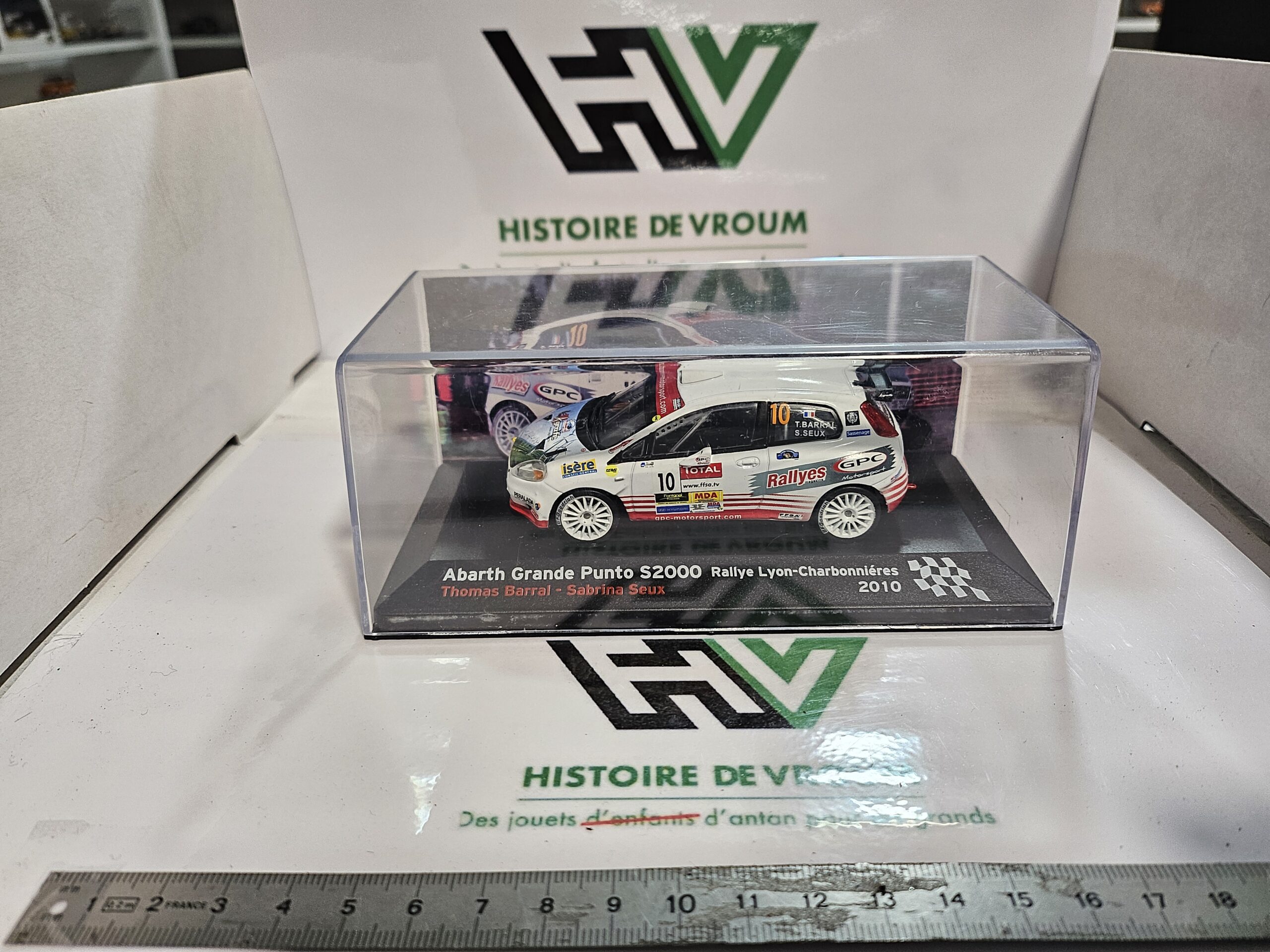Rare ! Abarth Grande Punto S2000 - Thomas Barral - 1/43