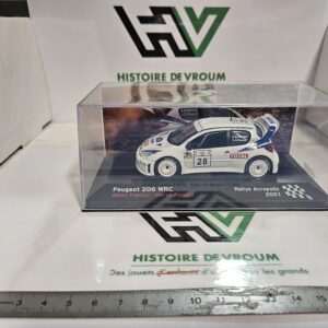 Miniature Peugeot 206 WRC - Gilles Panizzi - Rallye Acropole 2001 - 1/43