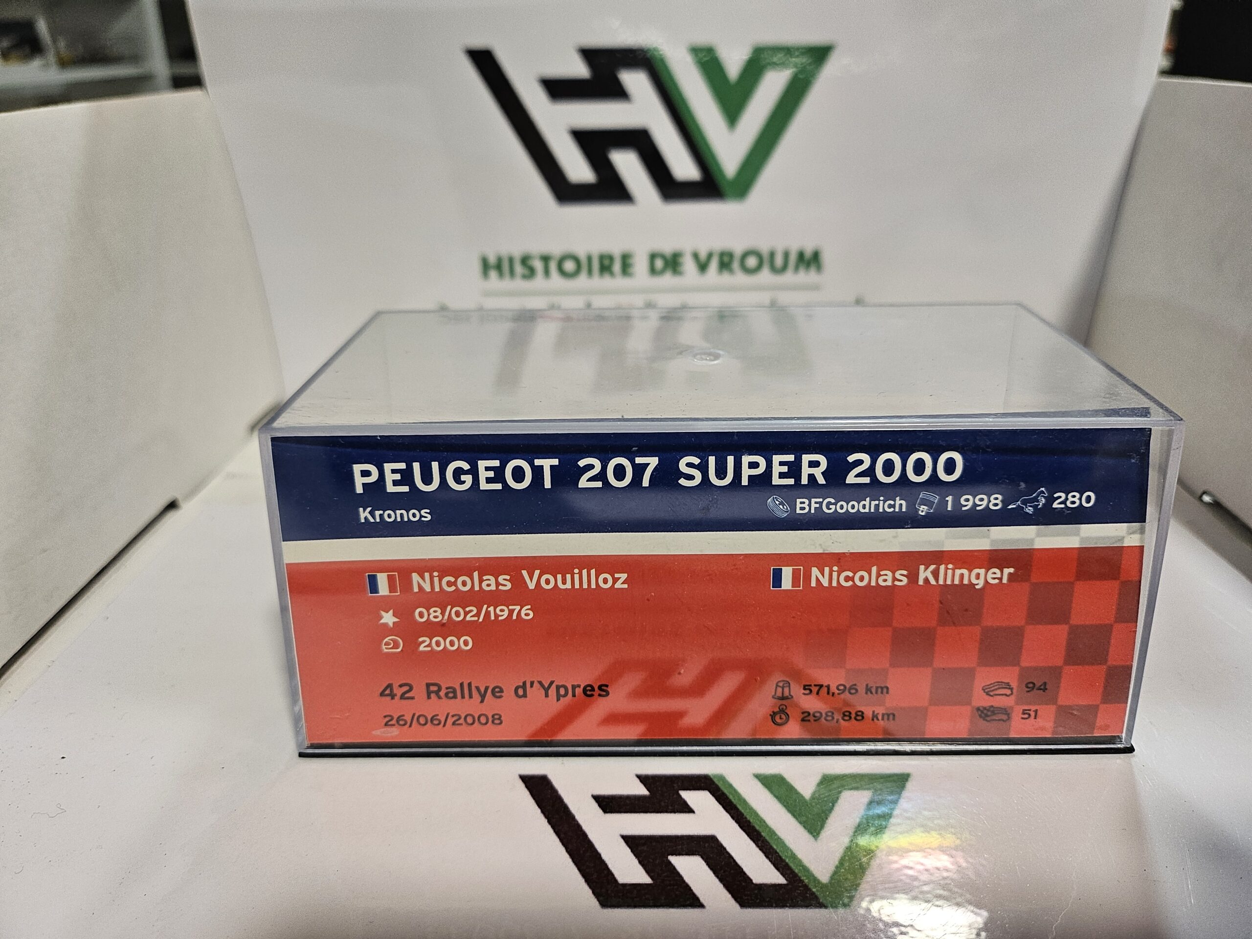 Peugeot 207 S2000 - Nicolas Vouilloz - Rallye d'Ypres 2008 - 1/43 – Image 7