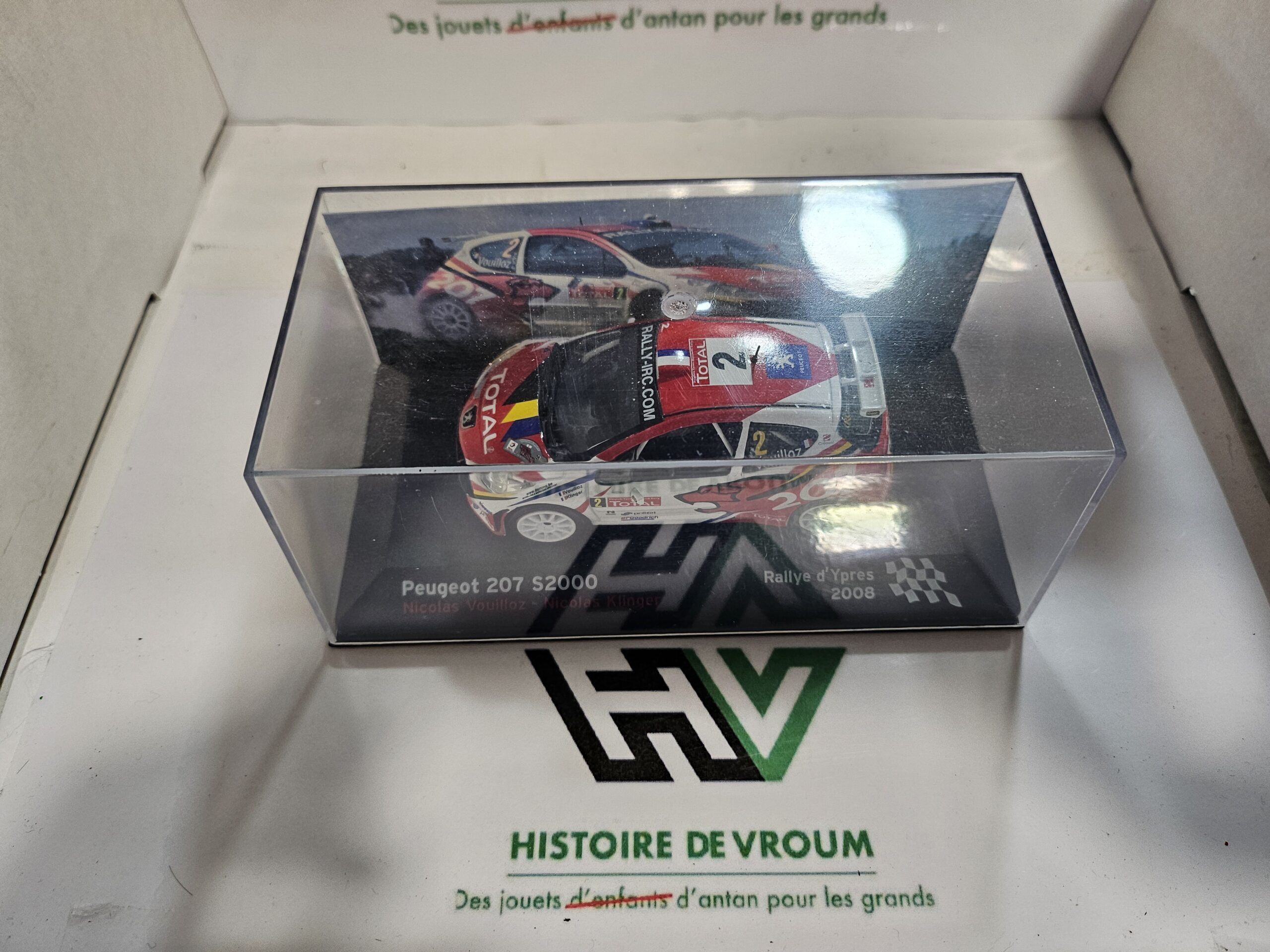 Peugeot 207 S2000 - Nicolas Vouilloz - Rallye d'Ypres 2008 - 1/43 – Image 8