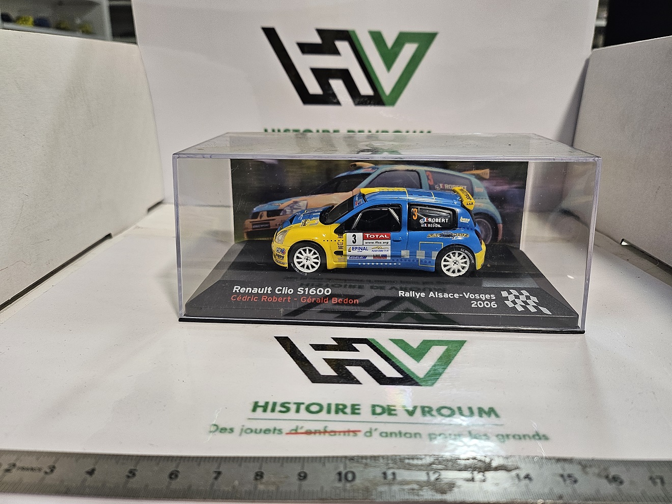 Renault Clio S1600 - Rallye Alsace-Vosges 2006 - C. Robert (1/43)
