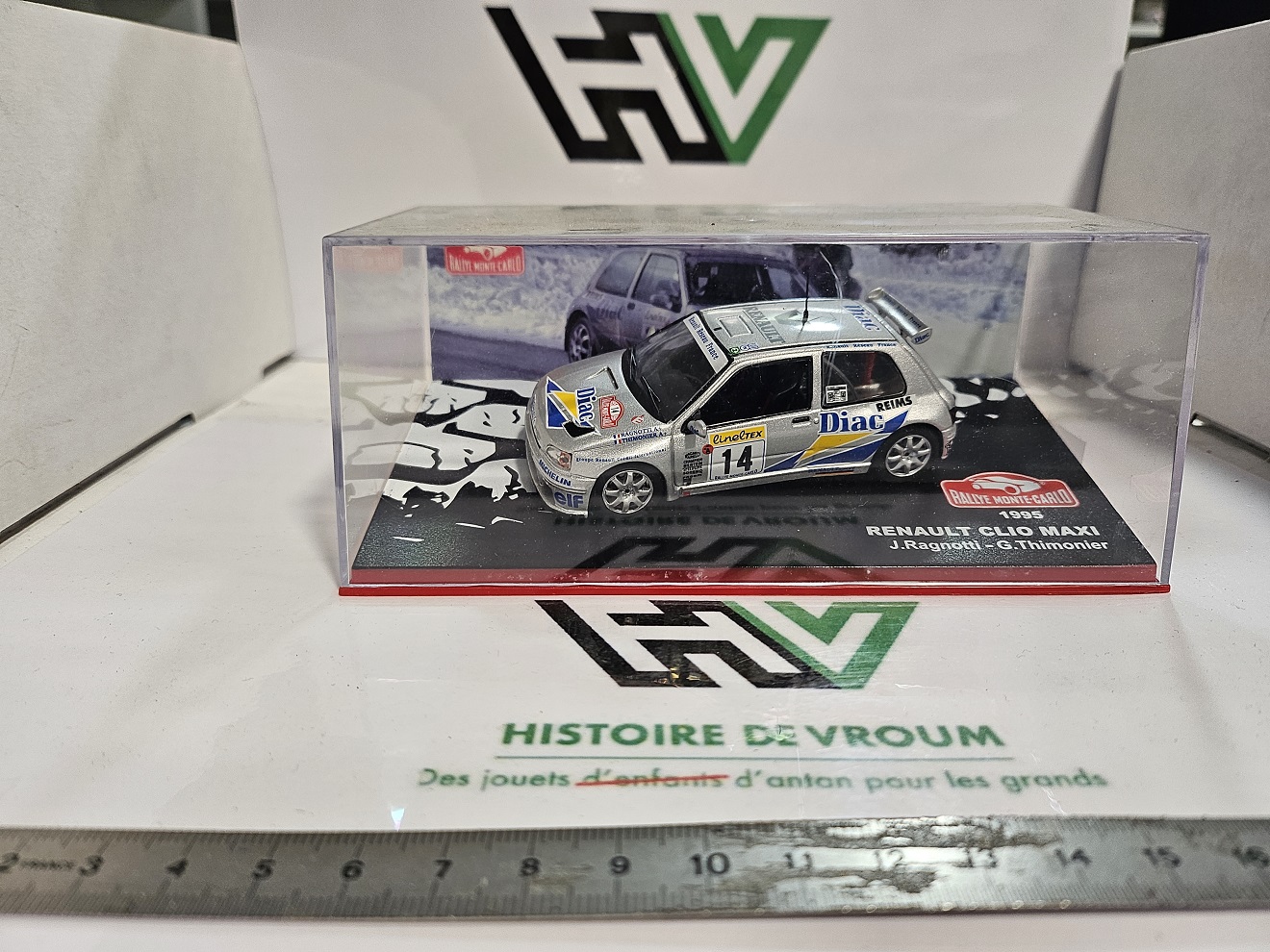 RARE - Renault Clio Maxi - Monte-Carlo 1995 - J. Ragnotti (1/43)