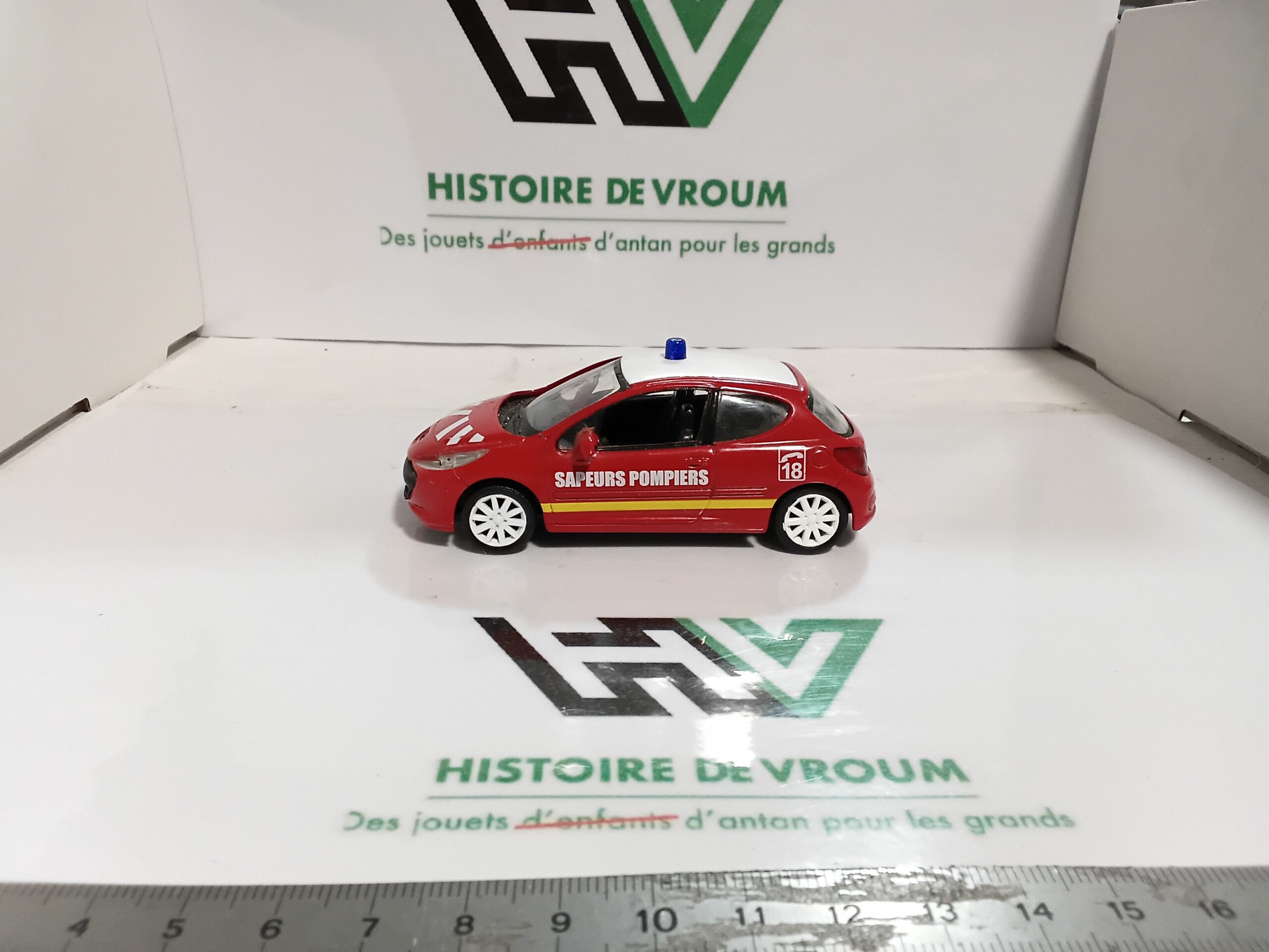 Peugeot 207 Pompiers Norev 1/43đ
