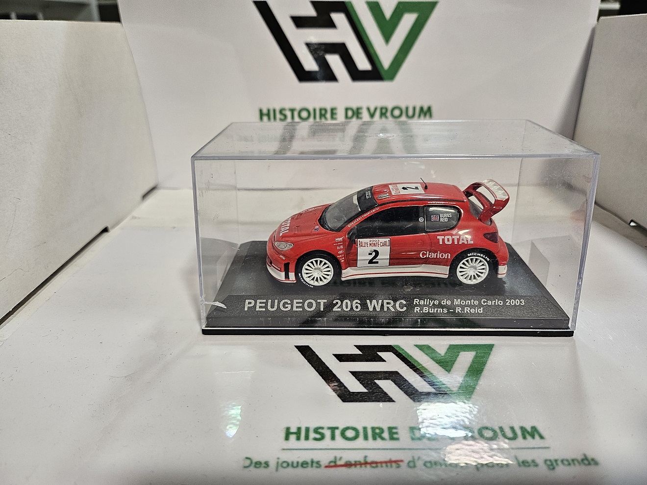Peugeot 206 WRC 1/43 - Rallye Monte Carlo 2003 - R. Burns