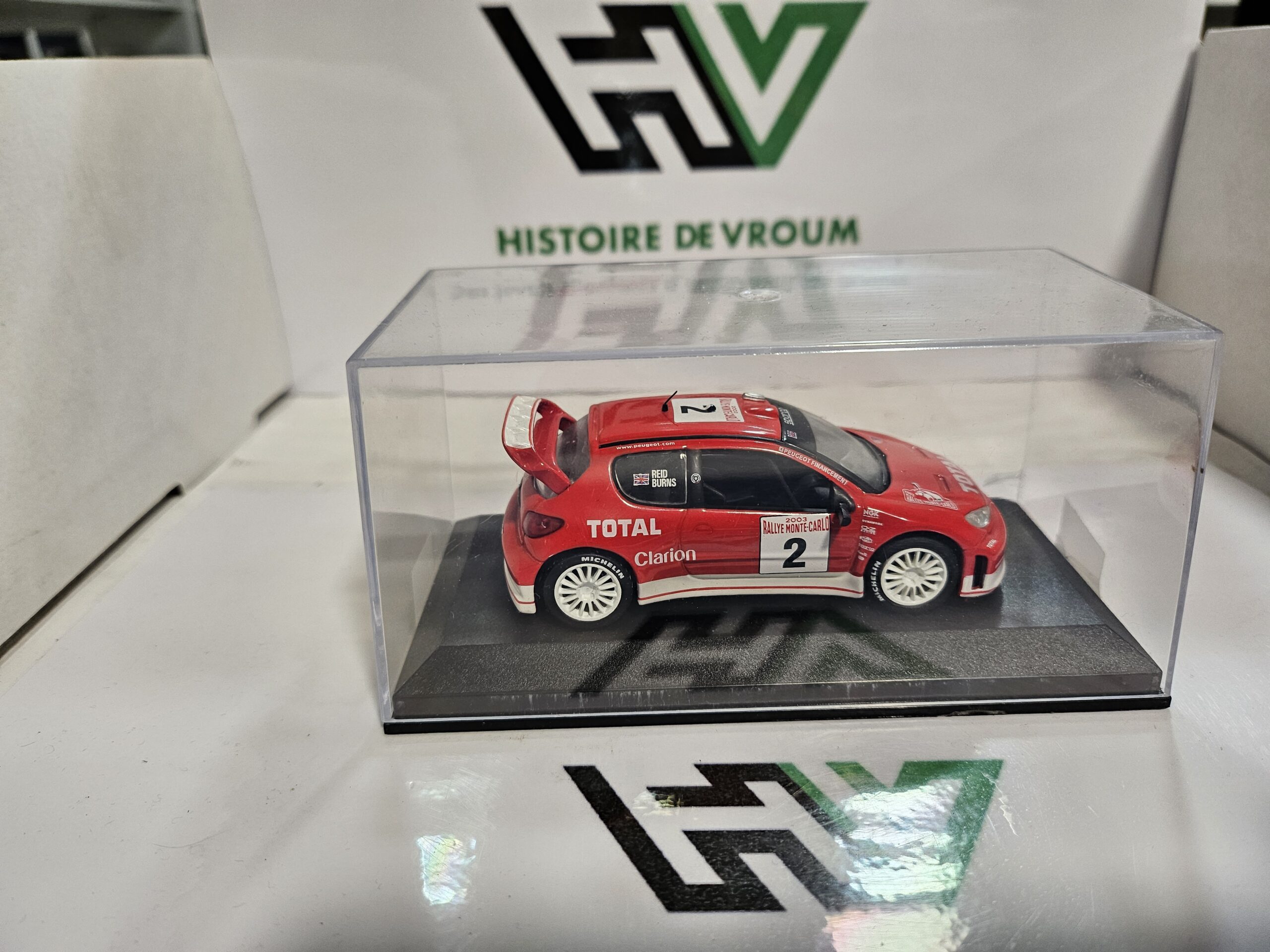 Peugeot 206 WRC 1/43 - Rallye Monte Carlo 2003 - R. Burns – Image 6