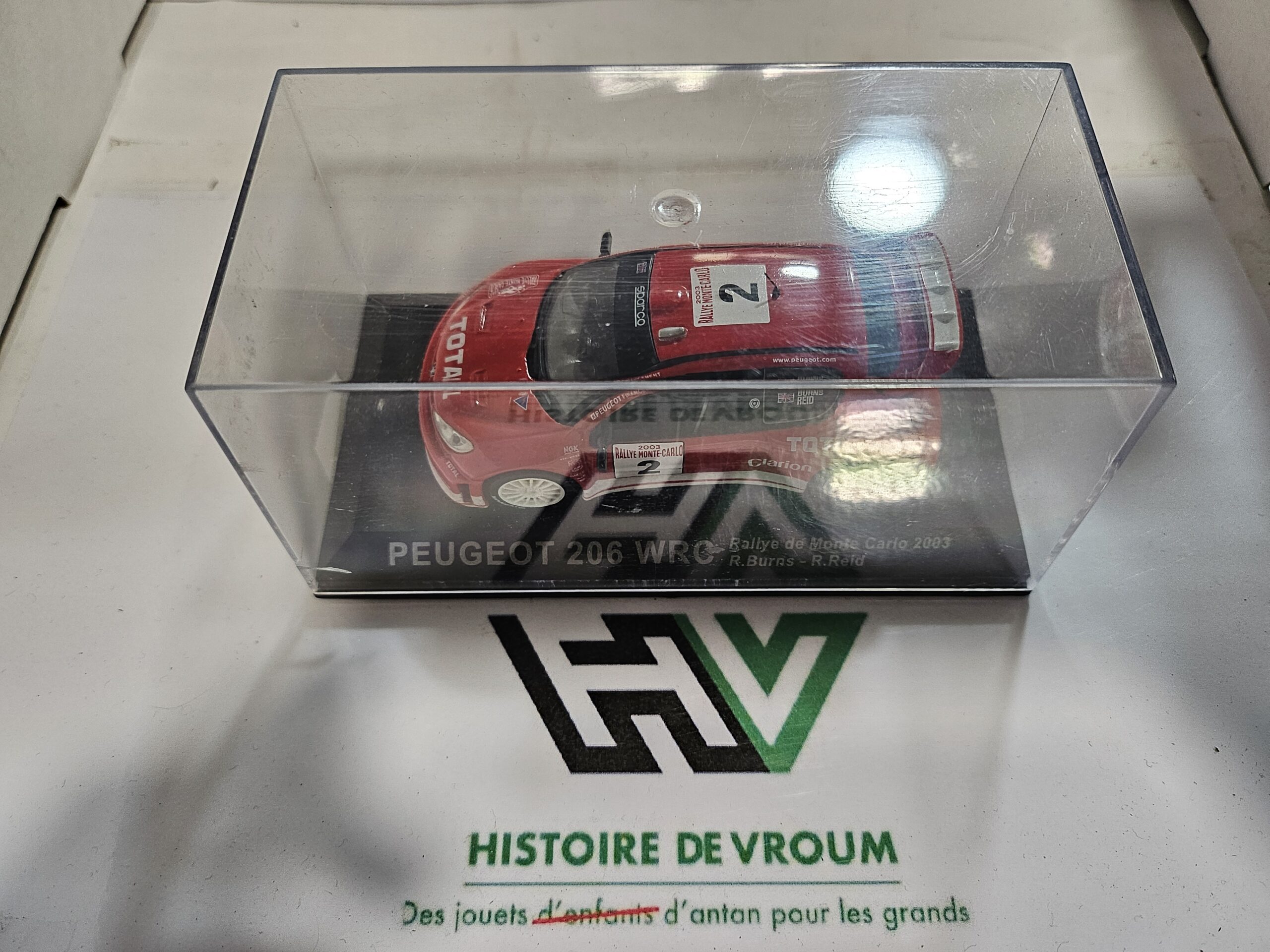 Peugeot 206 WRC 1/43 - Rallye Monte Carlo 2003 - R. Burns – Image 8