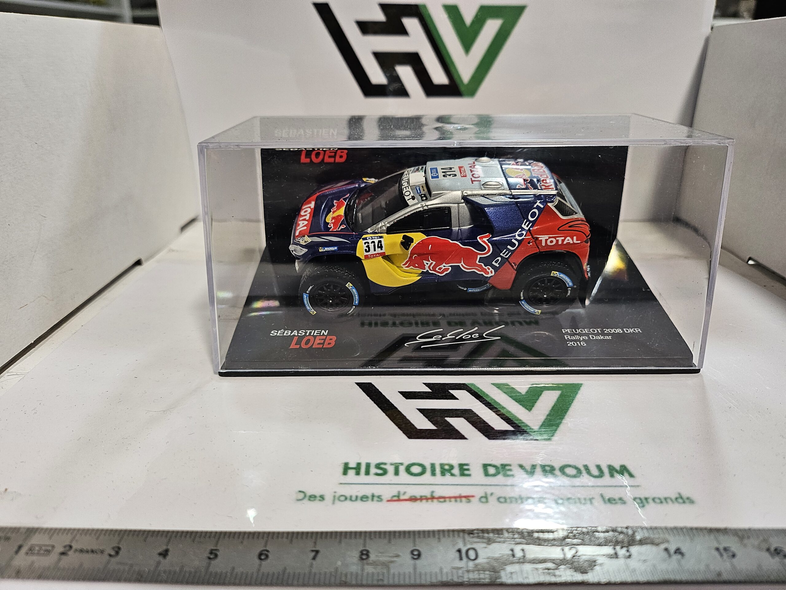 Peugeot 2008 DKR 1/43 - Rallye Dakar 2016 - Sébastien Loeb / D. Elena