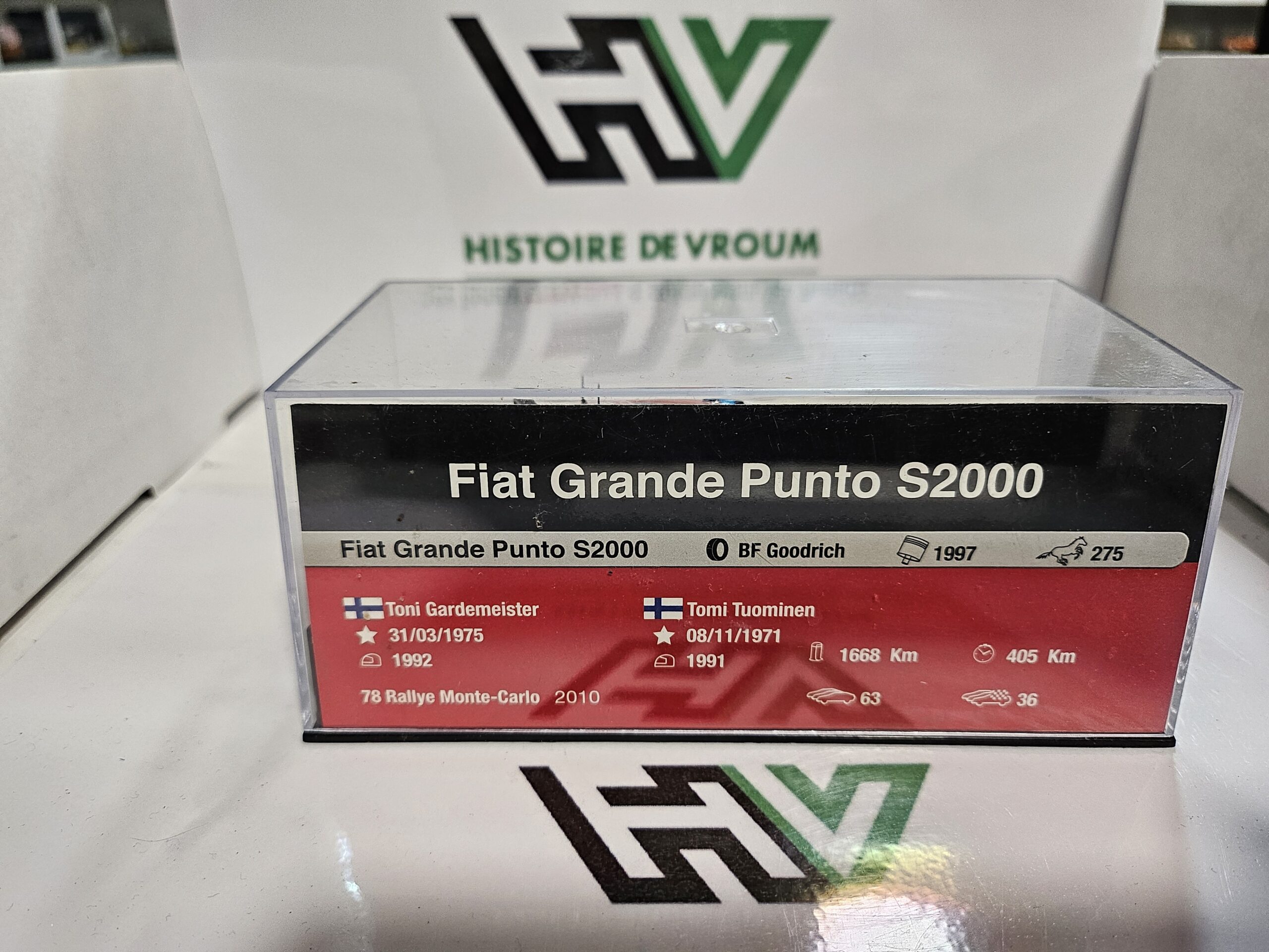 Miniature Fiat Grande Punto S2000 - Rallye Monte-Carlo 2010 - 1/43 – Image 8