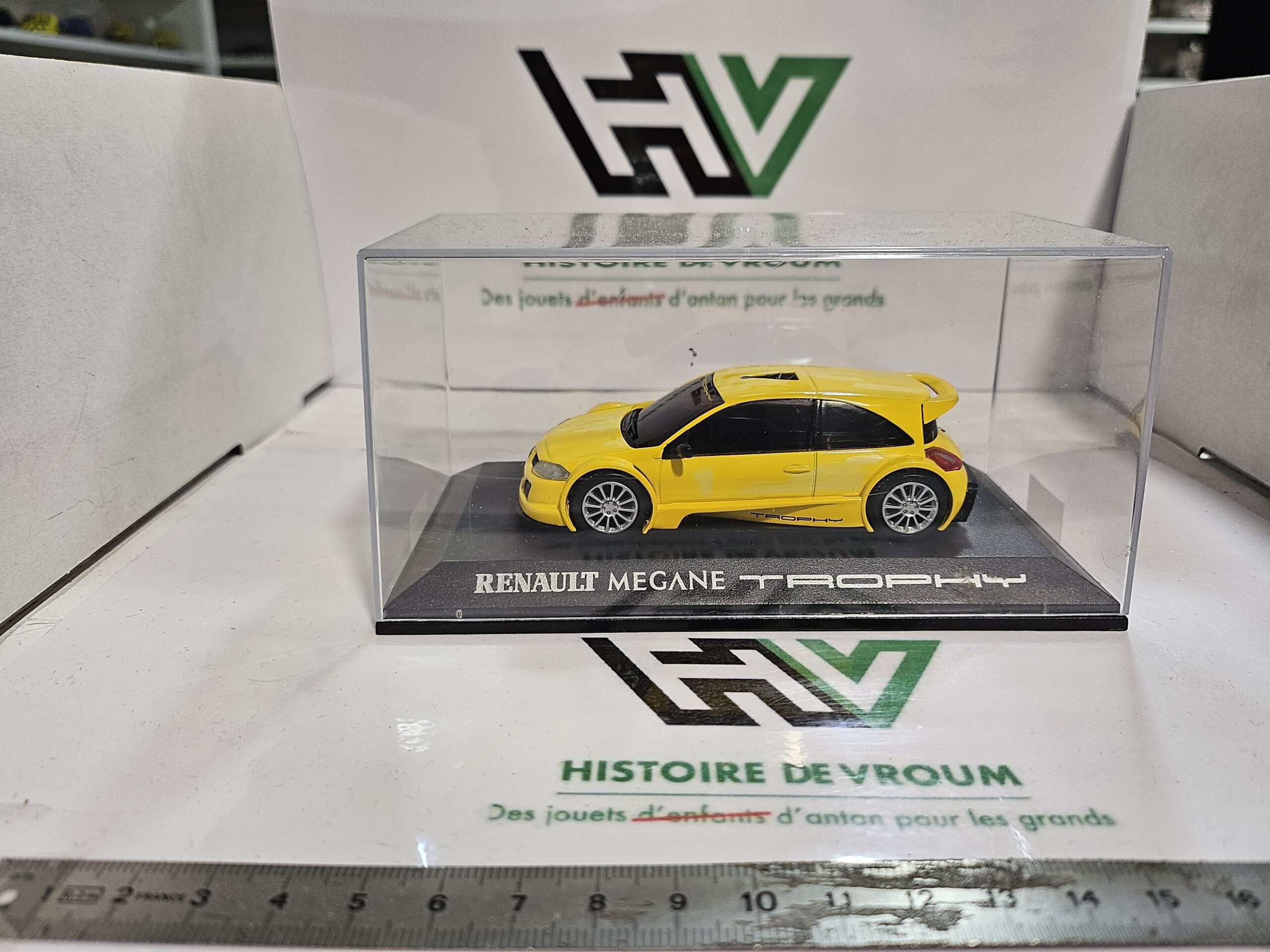 Miniature Renault Mégane Trophy Jaune Sirius - Norev 1/43