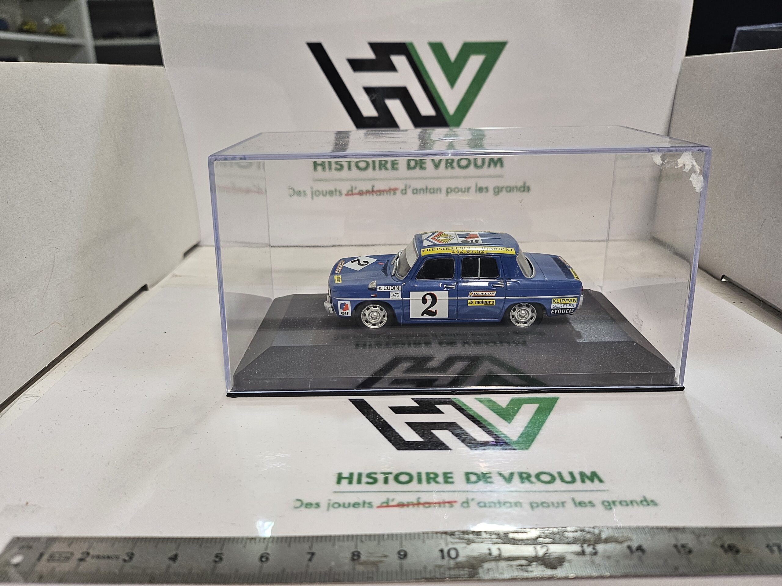 Miniature Renault 8 Gordini Alain Cudini - Eligor 1/43